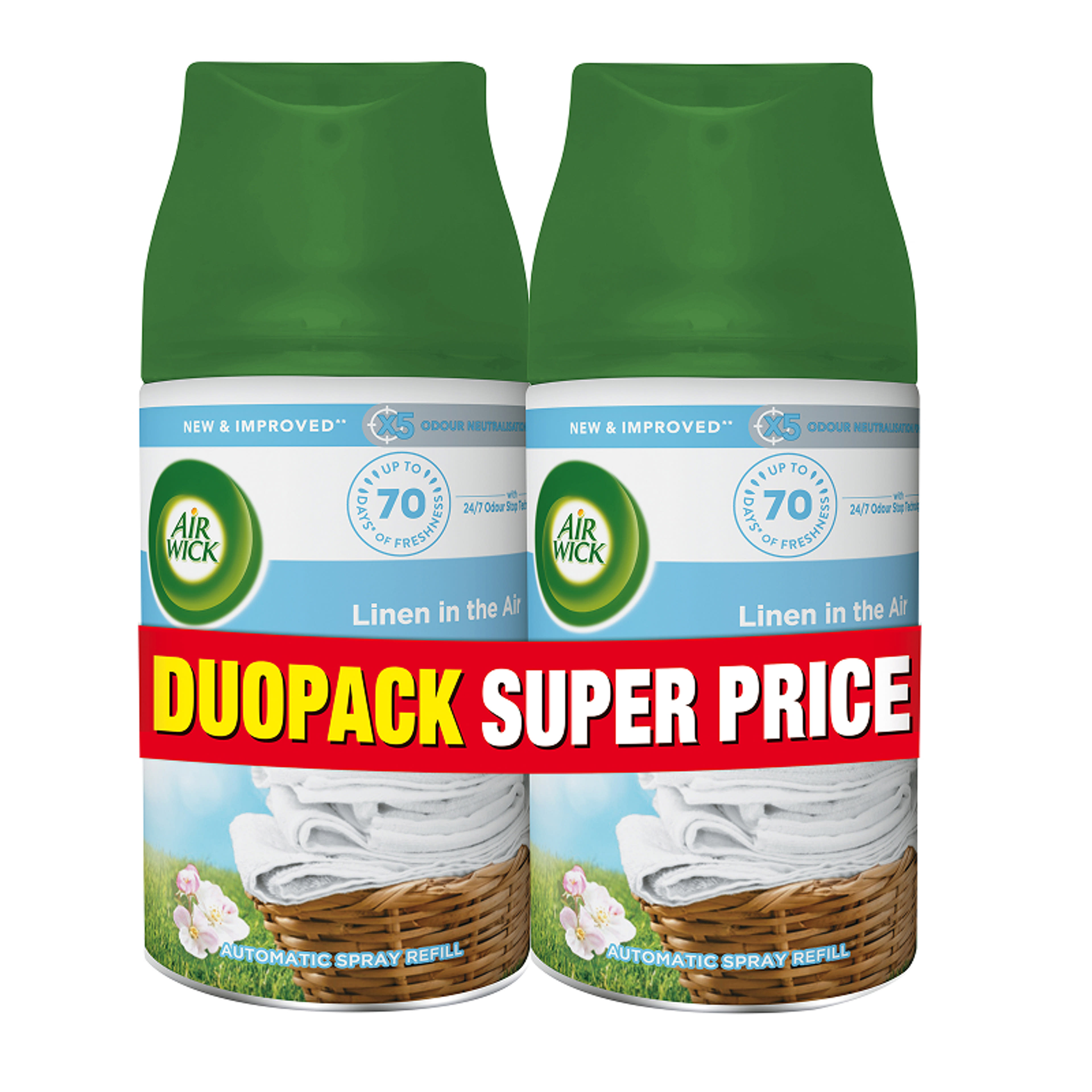 Air Wick Active Fresh elektormos légfrissítő utántöltő frissen mosott ruha illattal - 38 ml-3