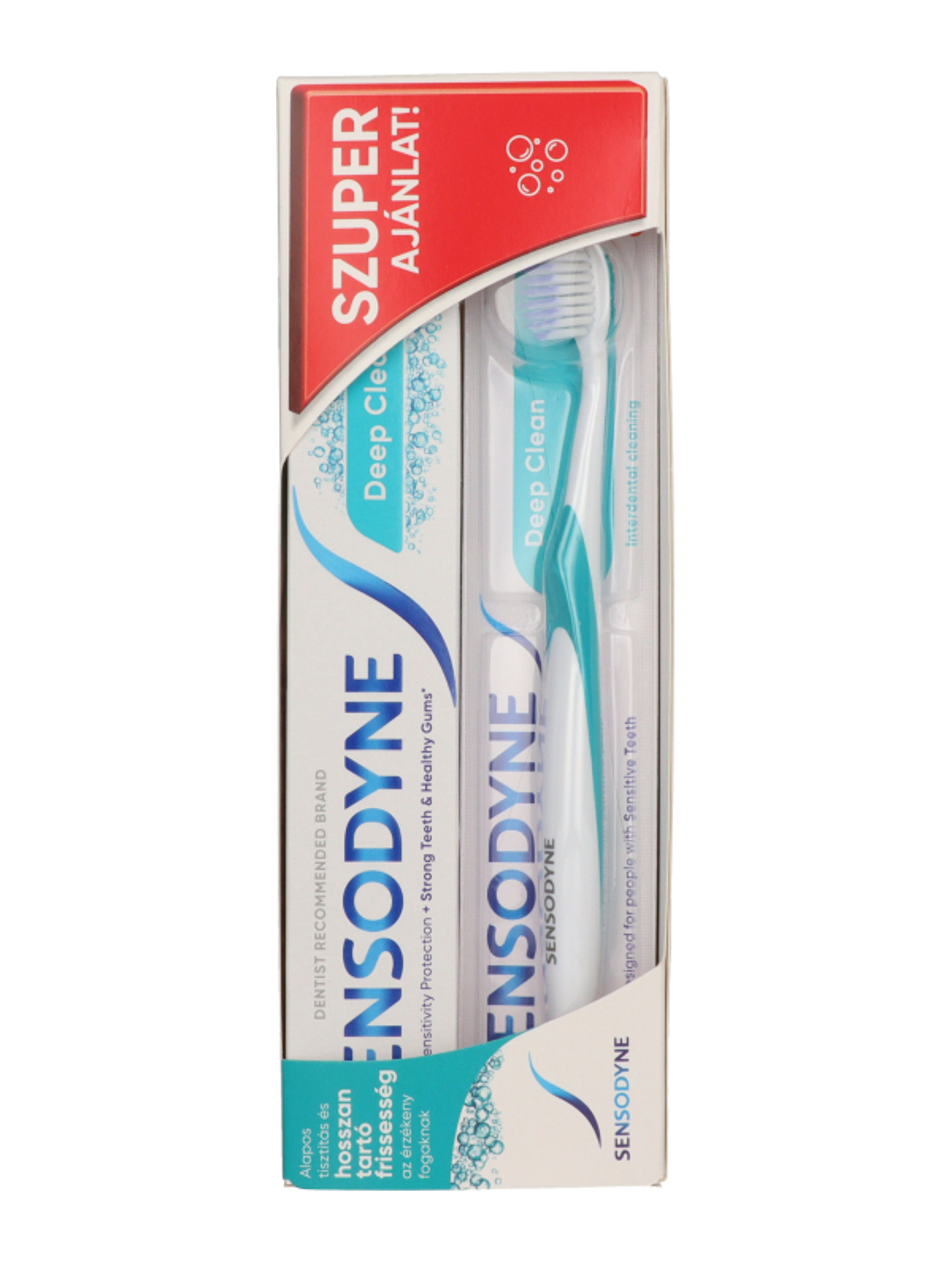 Sensodyne Deep Clean fogkrém + fogkefe - 1 db