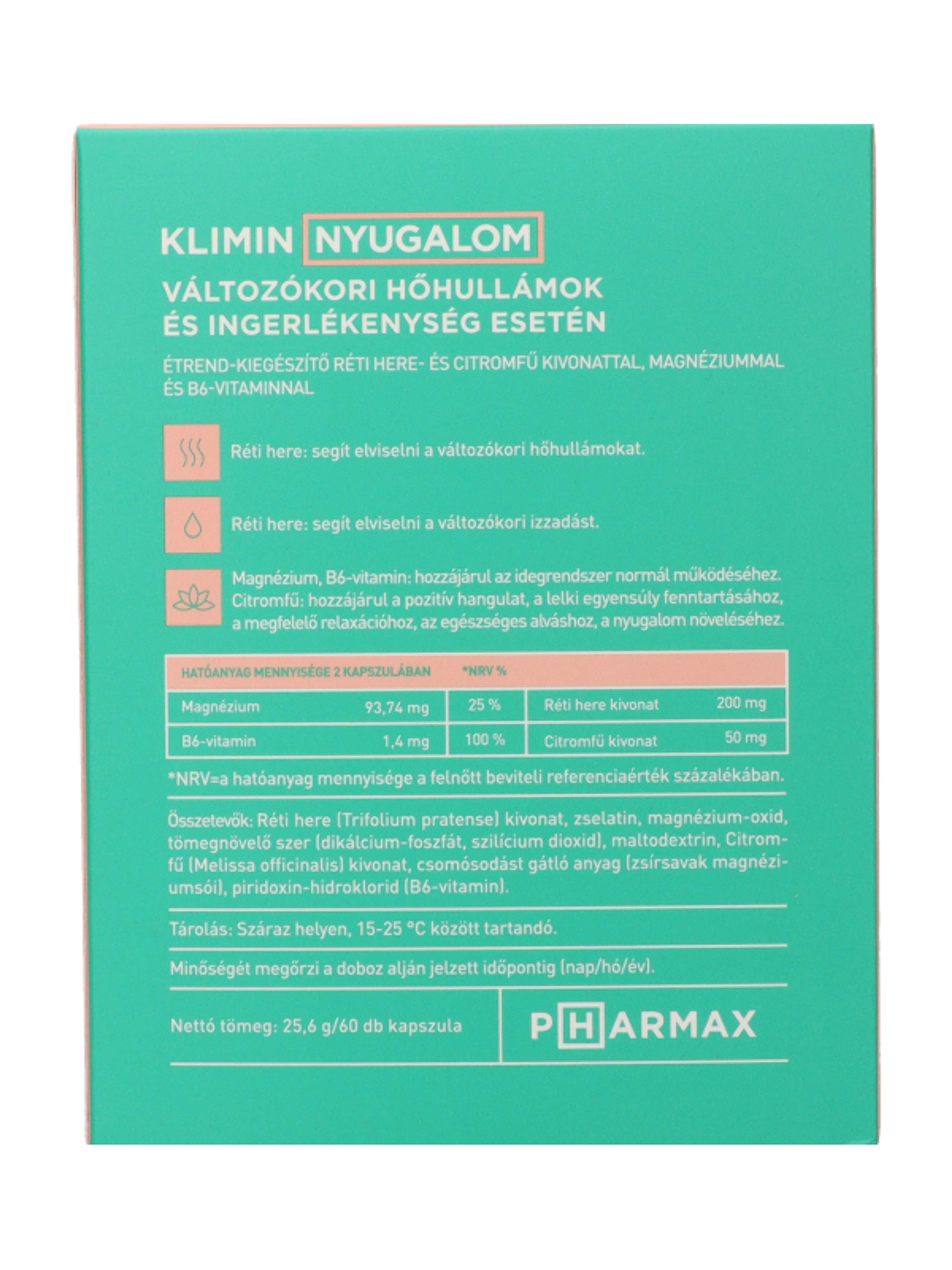 Pharmax Klimin Nyugalom Kapszula - 60 db-4