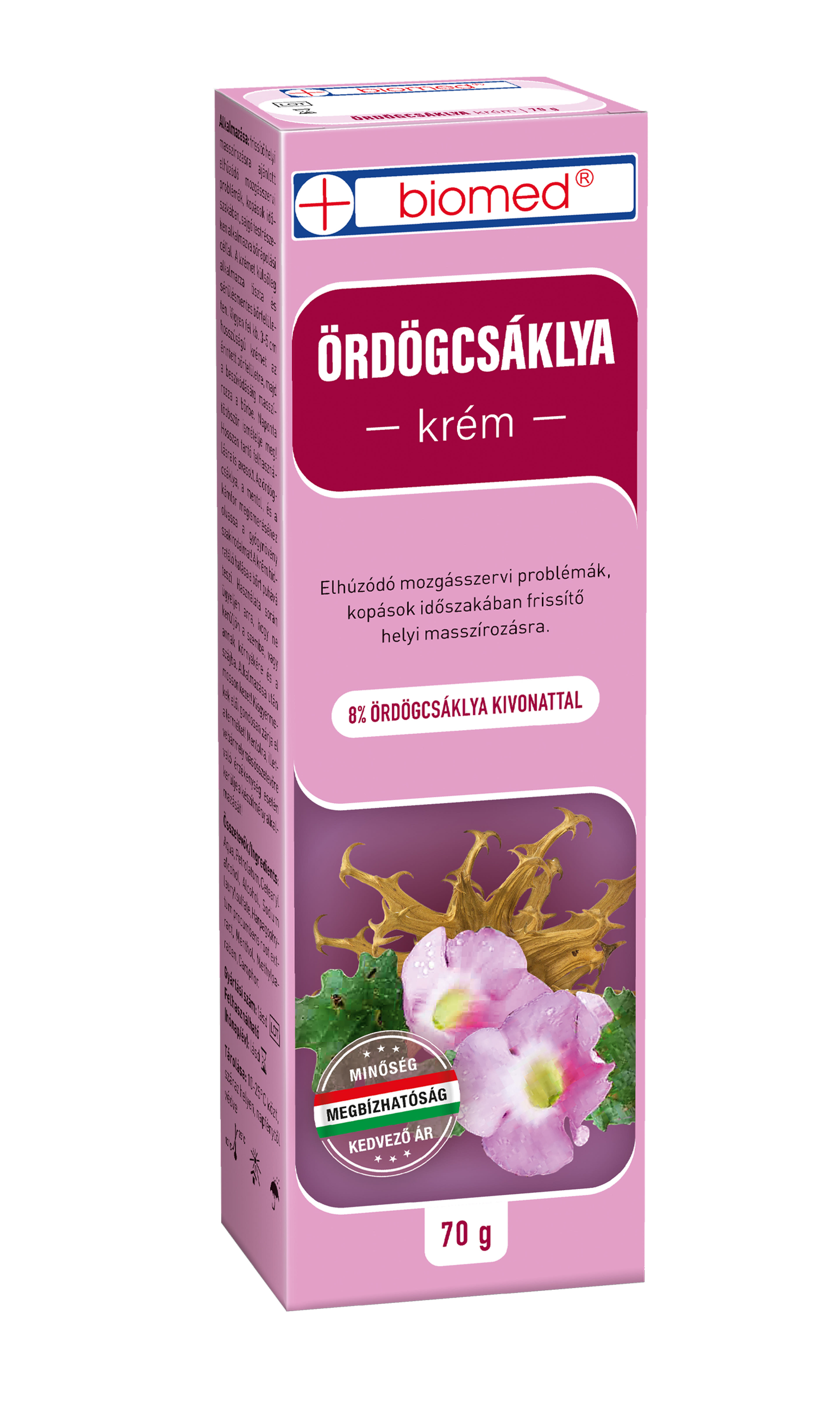 Biomed Ördögcsáklya krém - 70 g