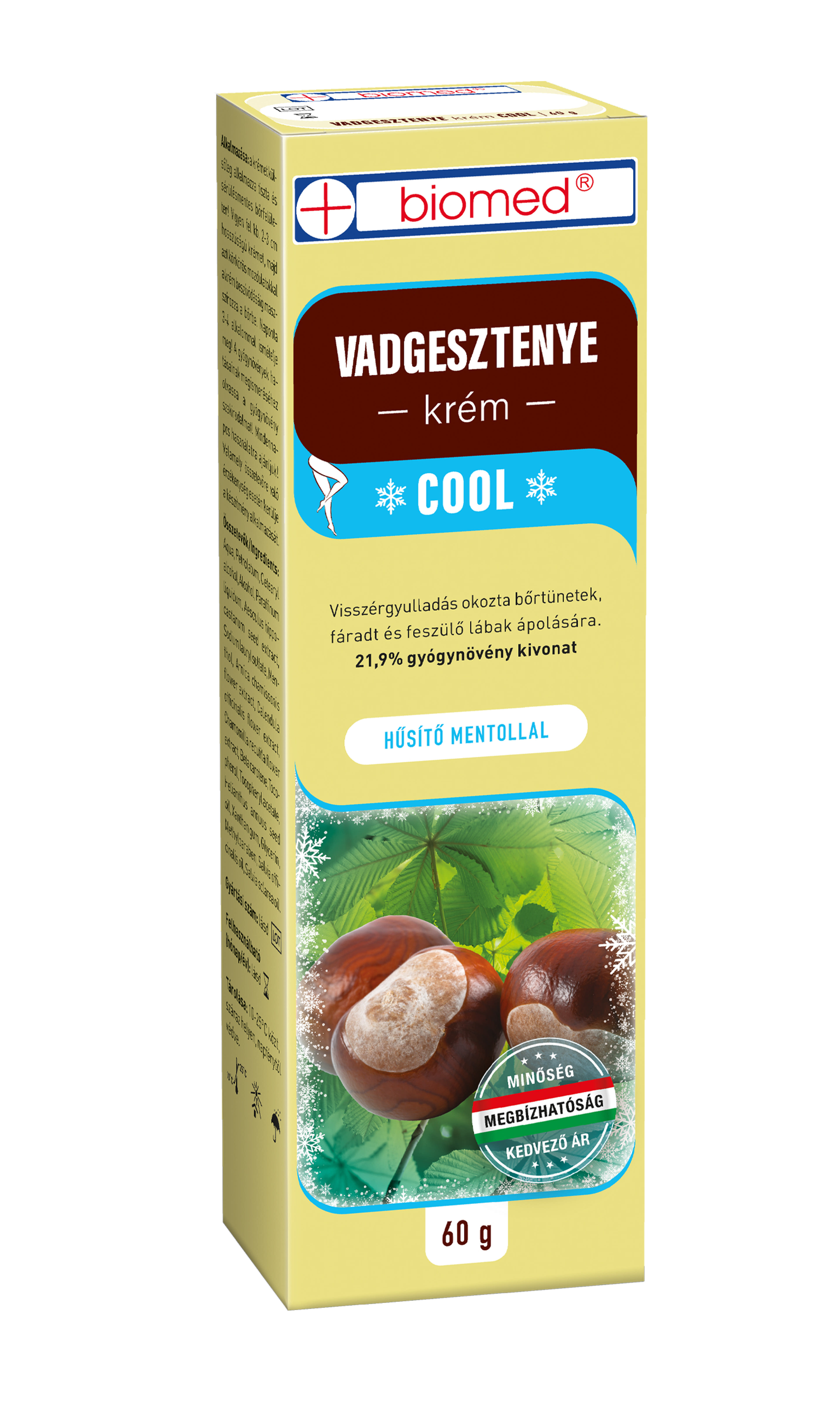 Biomed Vadgesztenye Cool krém - 60 g