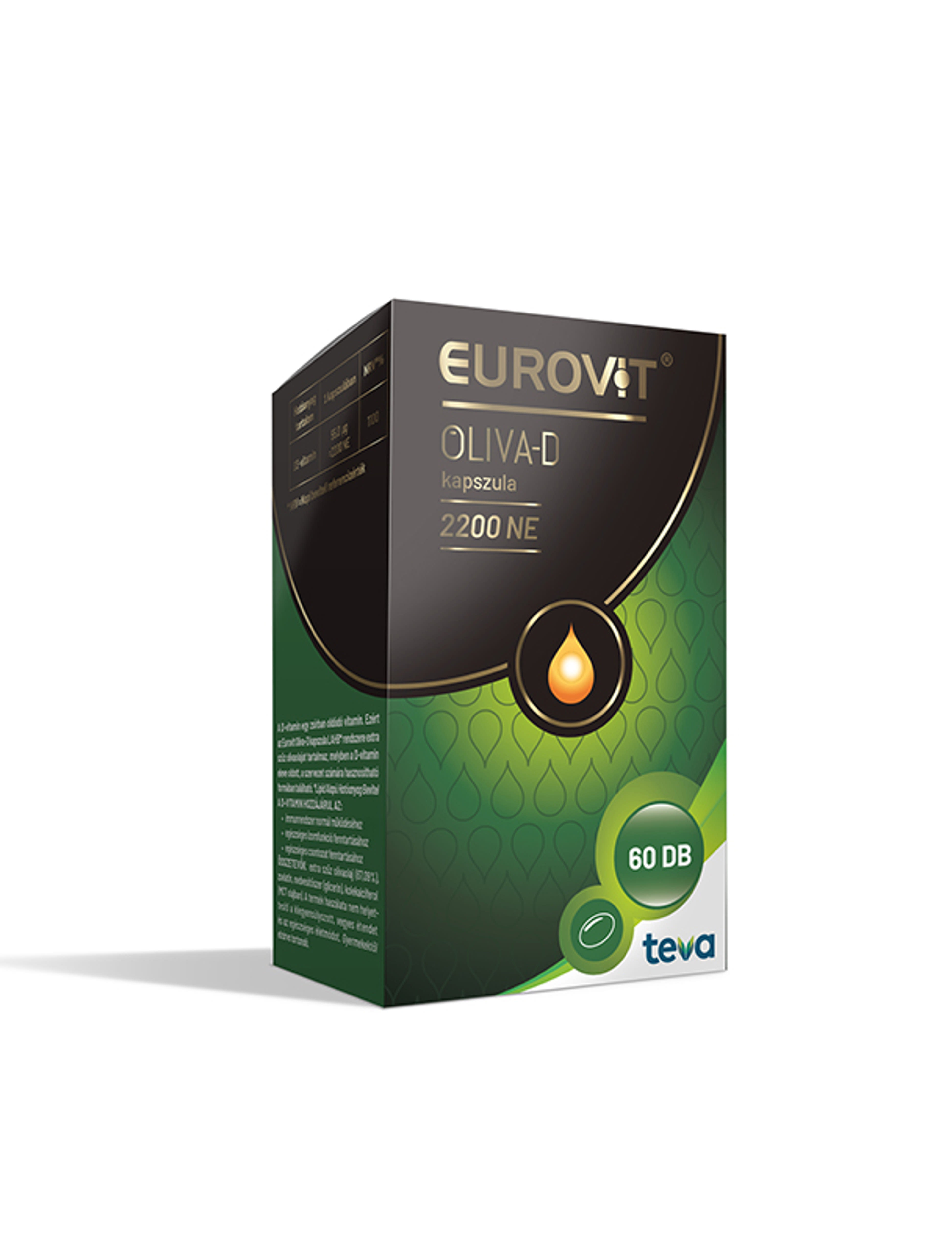 Eurovit oliva-d 2200Ne kapszula - 60 db-2