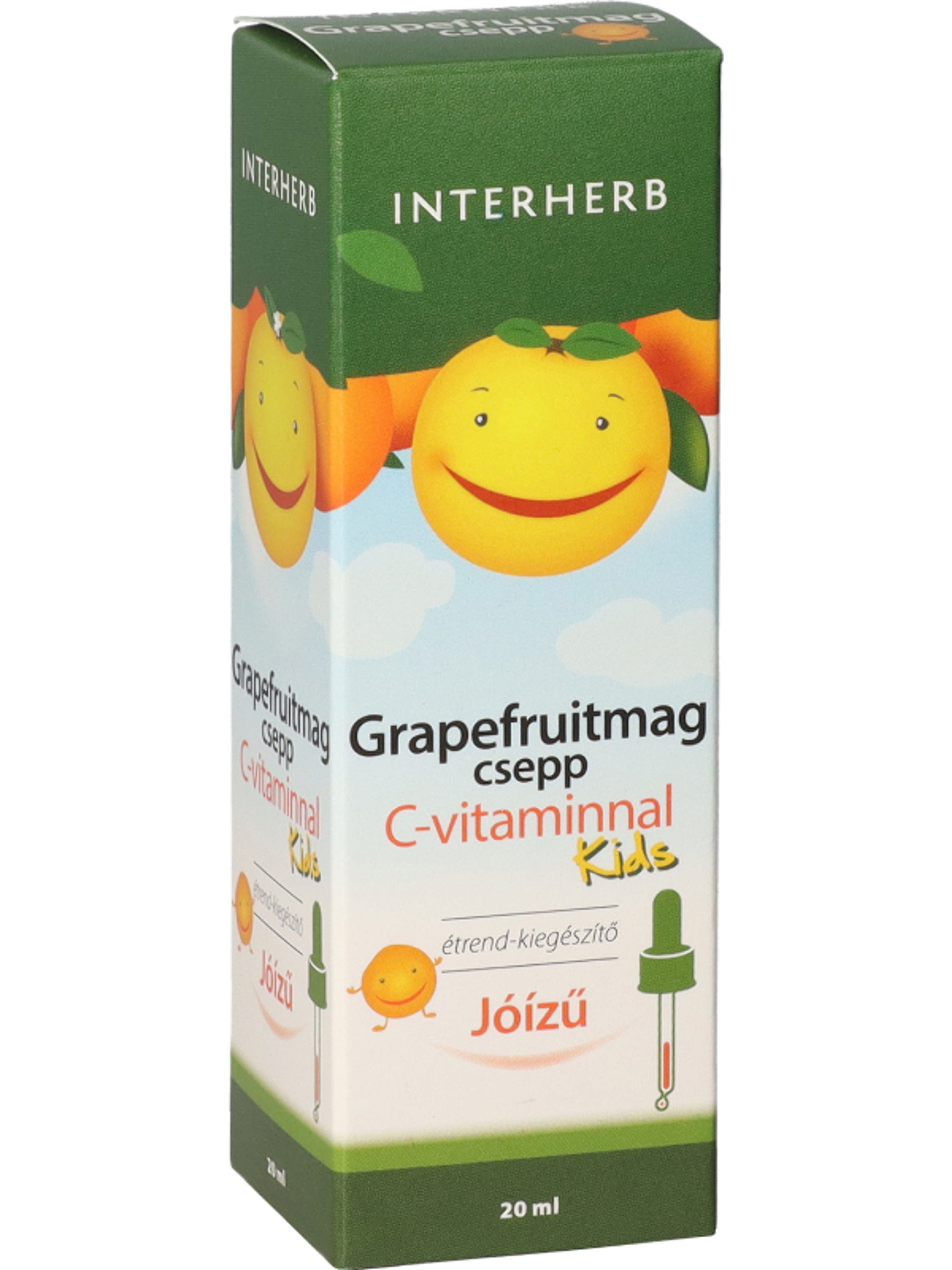 Interherb Vital Grapefruitmag Kids C-Vitaminnal Csepp - 20 ml-1