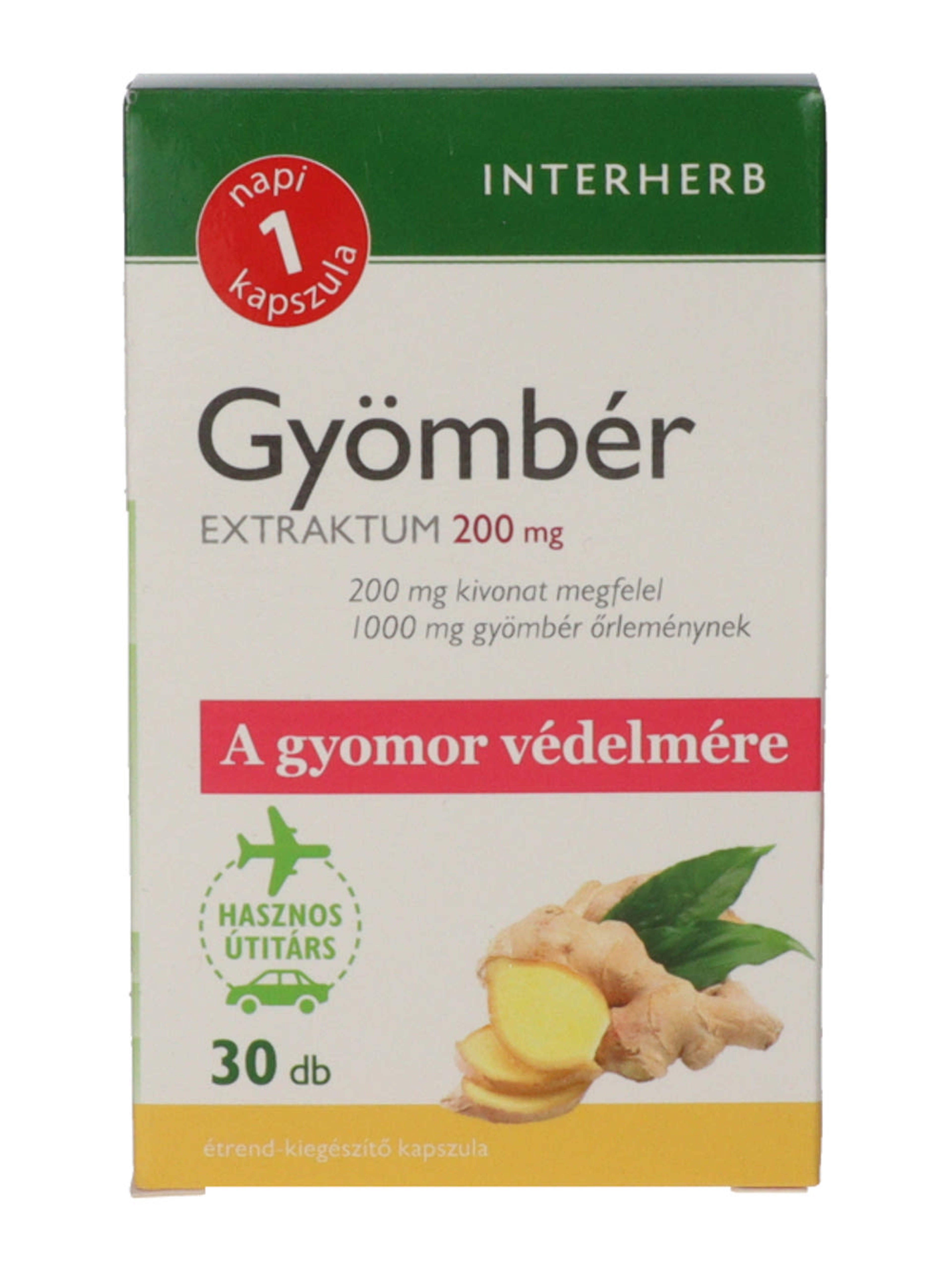 Interherb Napi1 gyömbér extraktum - 30 db