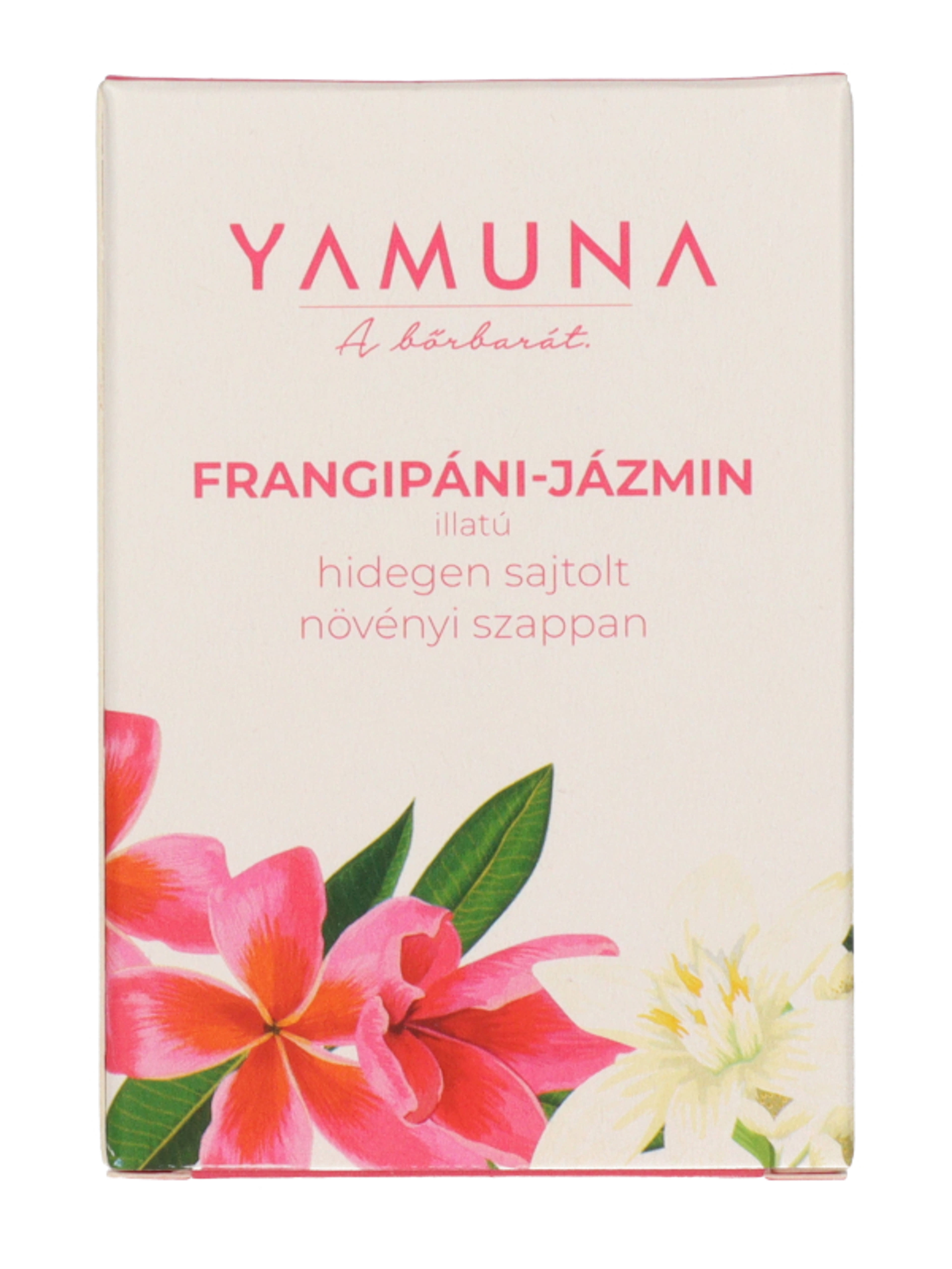Yamuna hidegen sajtolt szappan frangipáni-jázmin illattal - 110 g