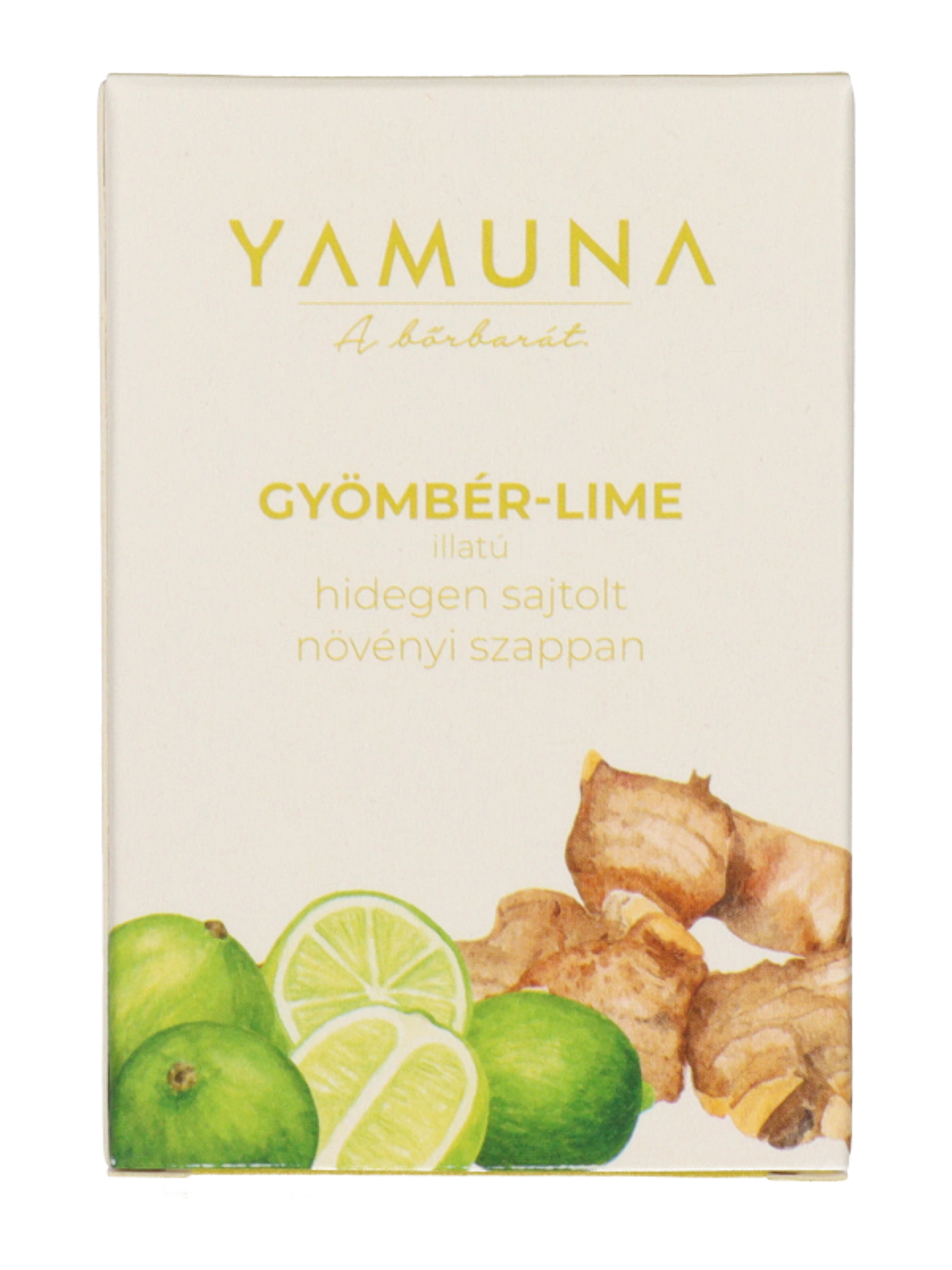 Yamuna hidegen sajtolt szappan gyömbér és lime illattal - 110 g-2