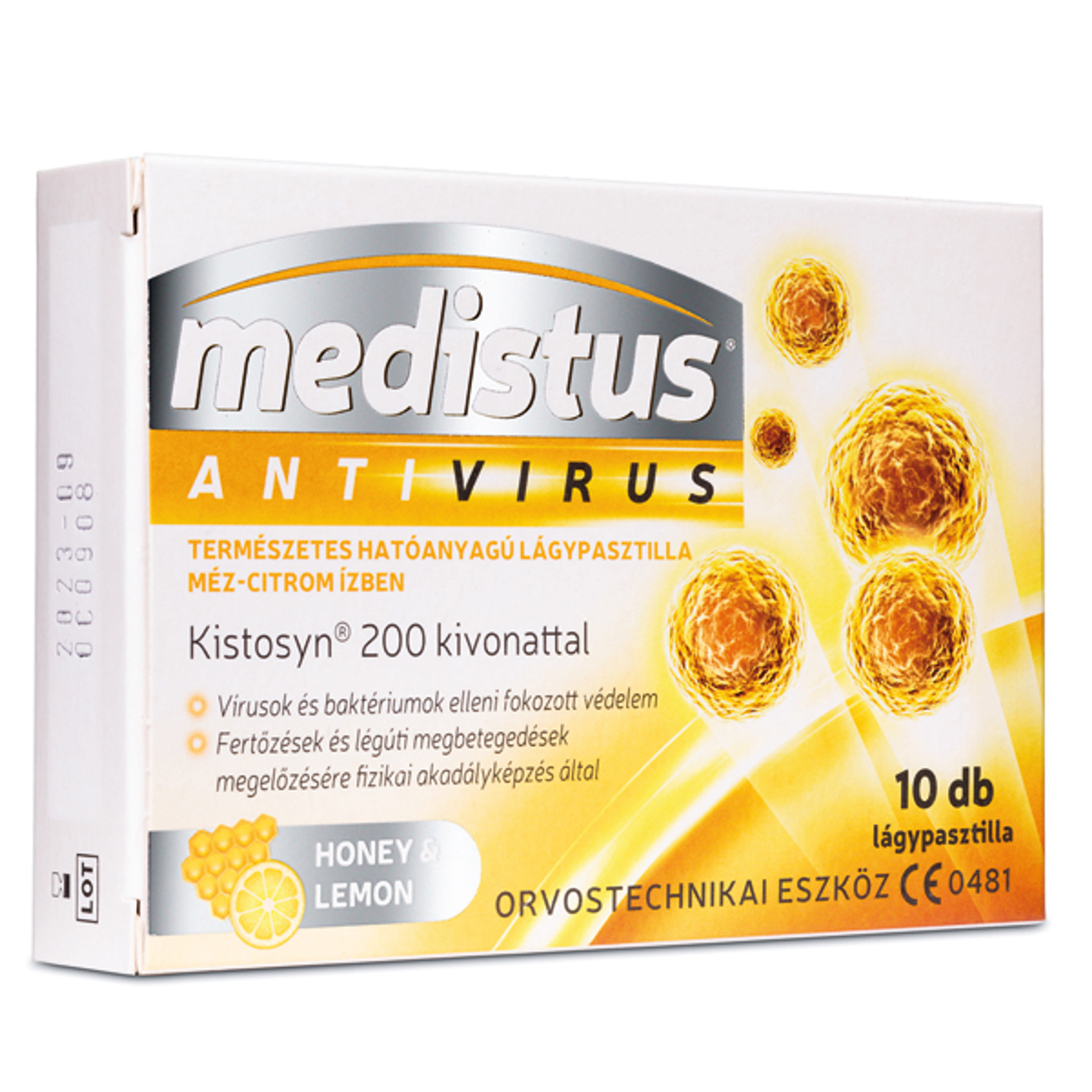 Medistus antivírus mézes-citromos ízű lágykapszula - 10 db