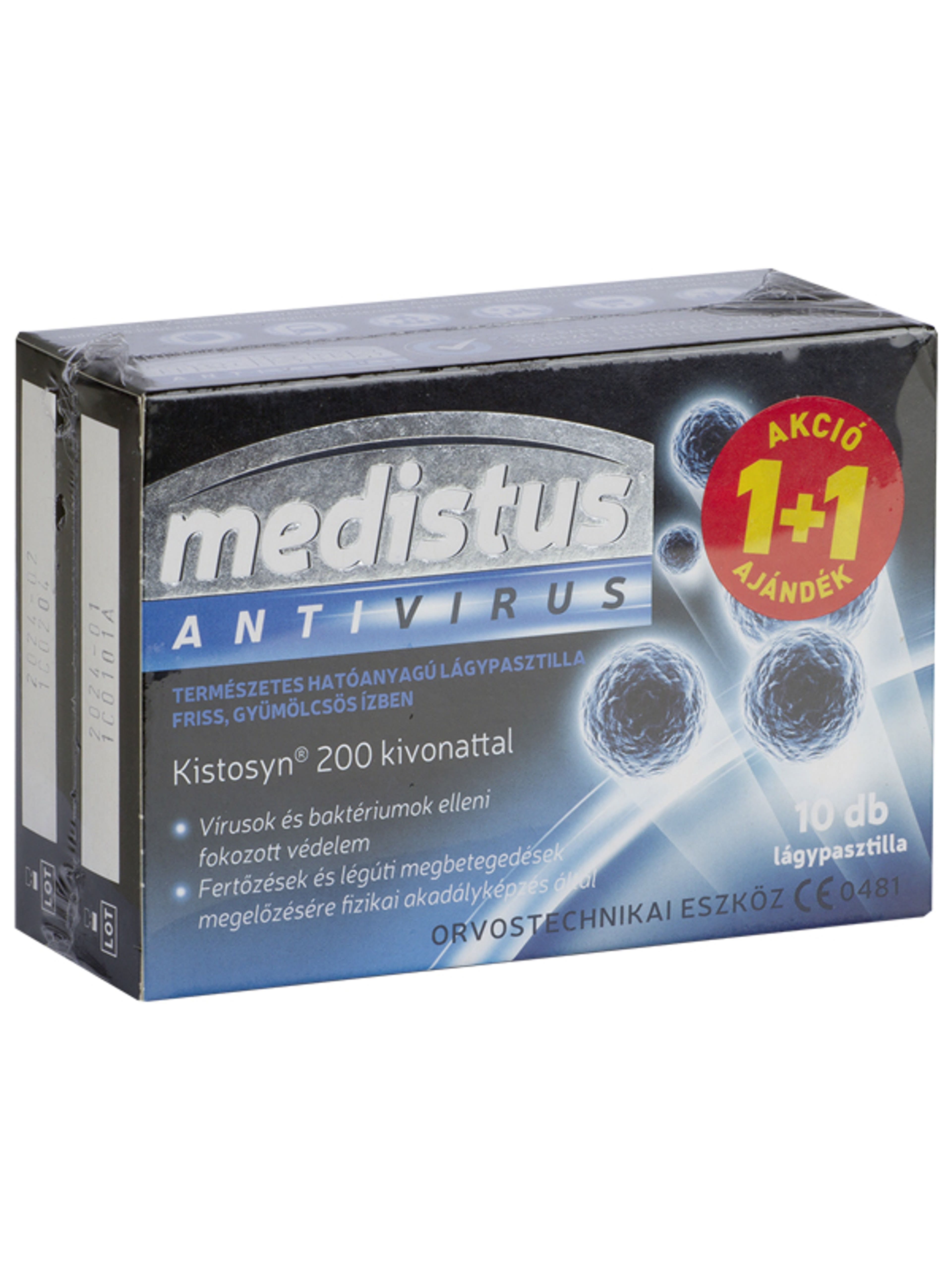 Medistus Antivirus Lágypasztilla - 10 db