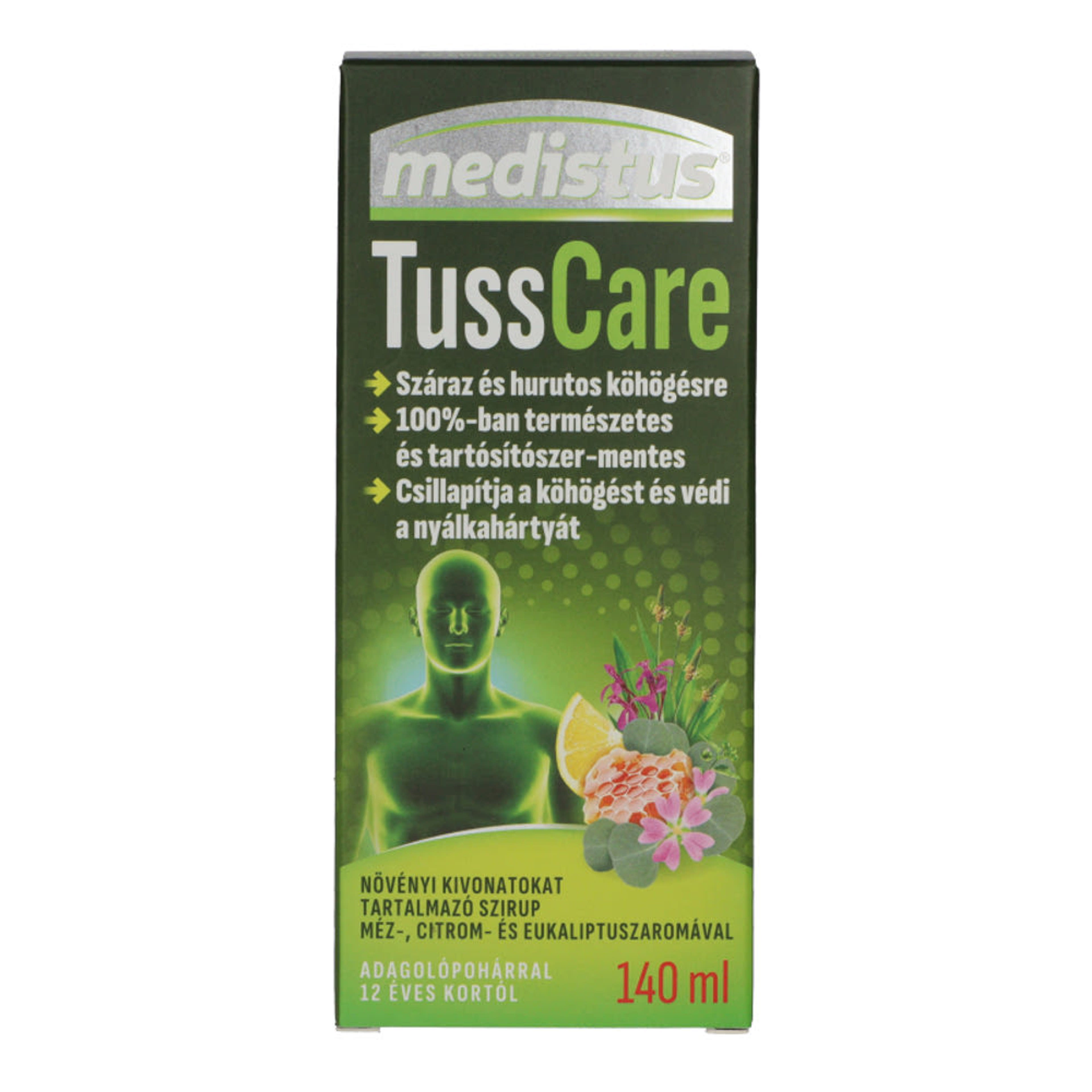 Medistus TussCare felnőtt szirup - 140 ml