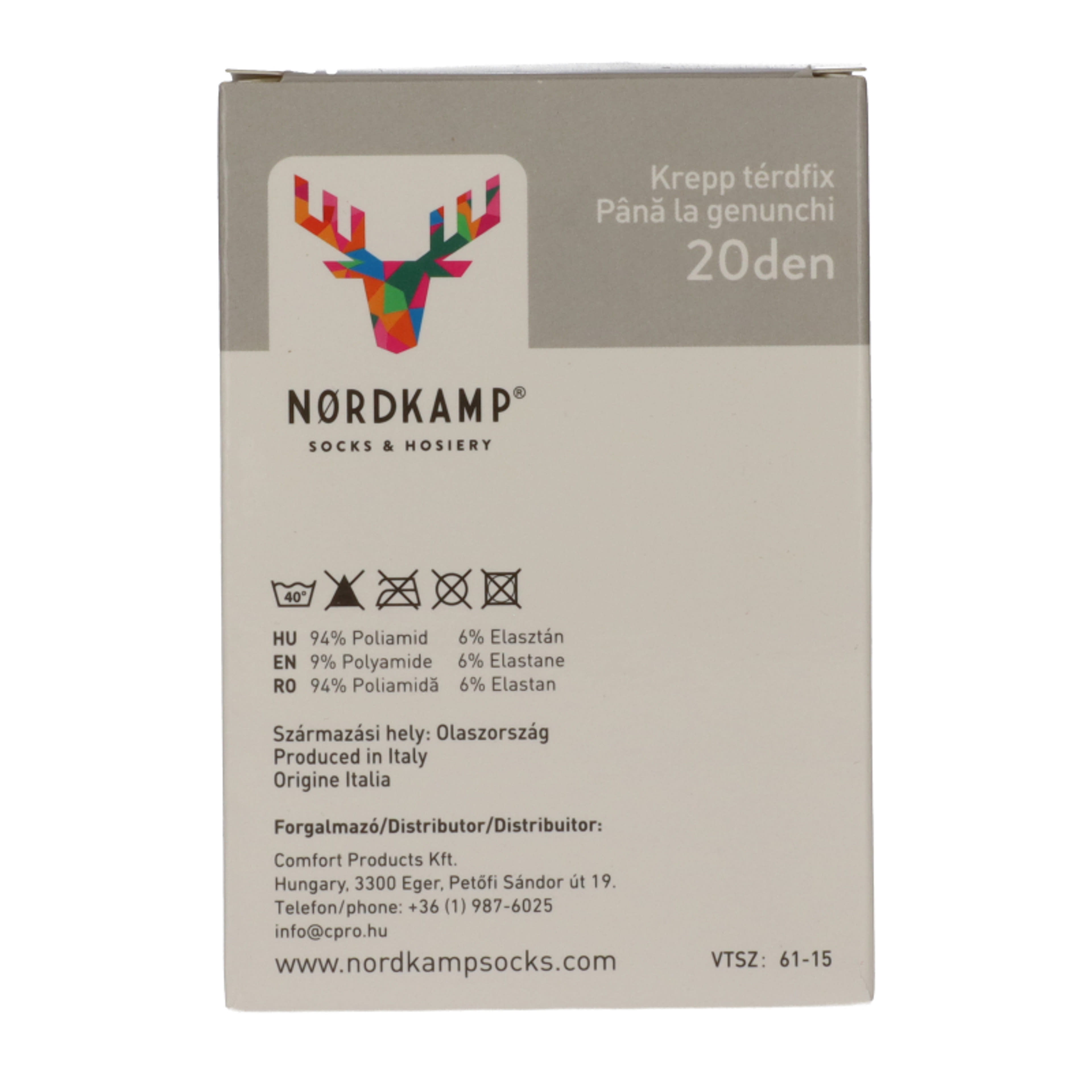 Nordkamp Krepp térdfix 20 den /bézs - 1 db-3