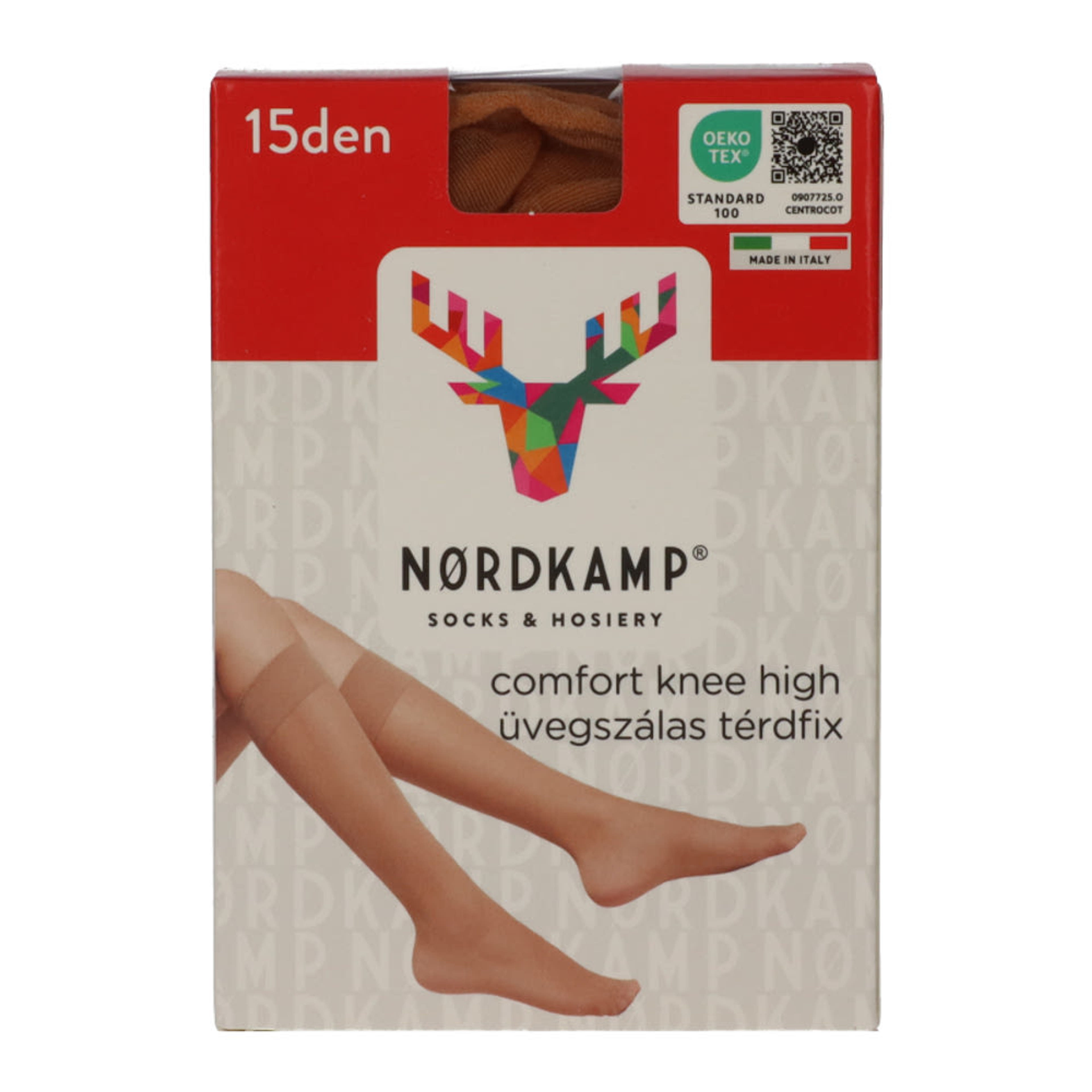 Nordkamp üvegszálas térdfix 15 den /bézs - 1 db