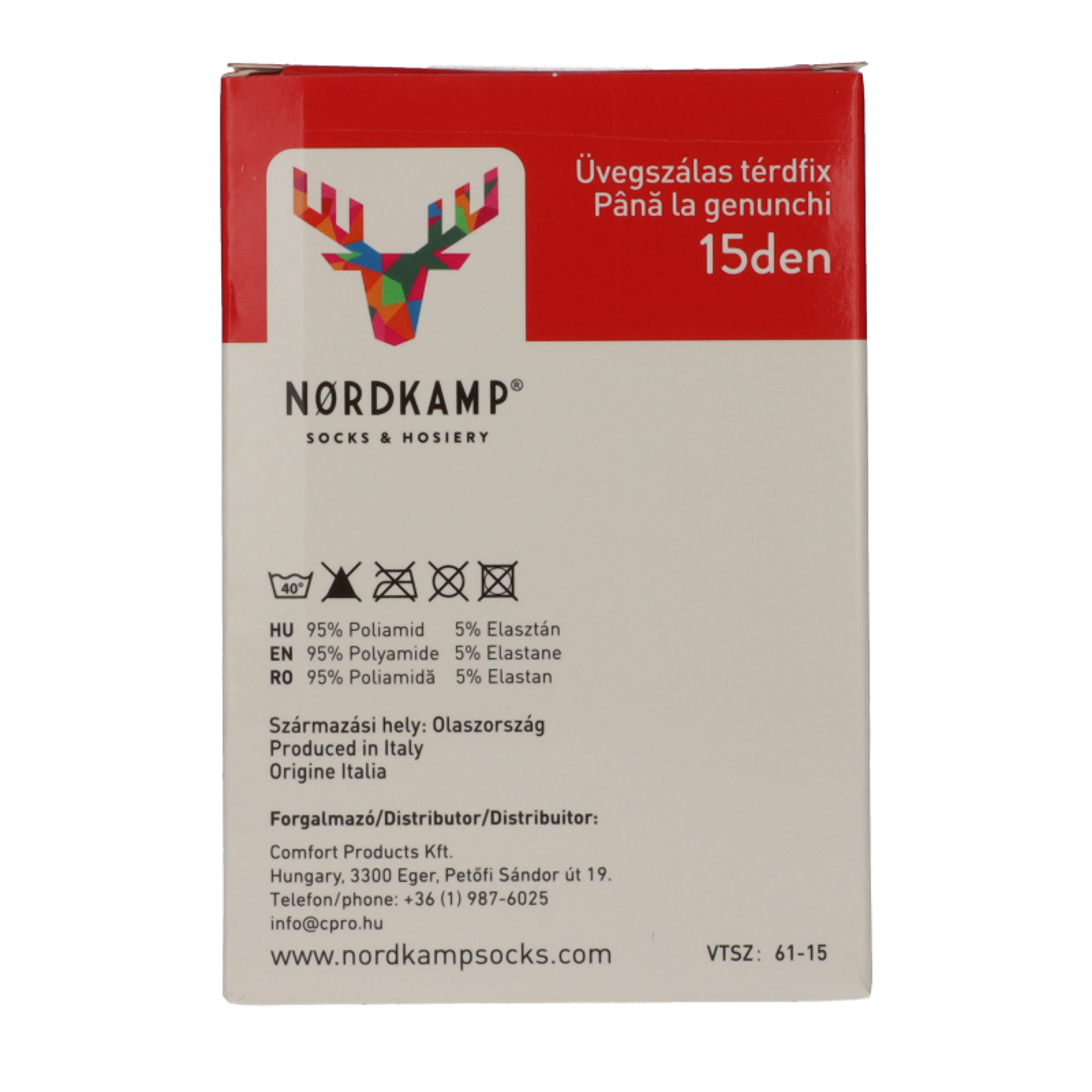 Nordkamp üvegszálas térdfix 15 den /bézs - 1 db-3
