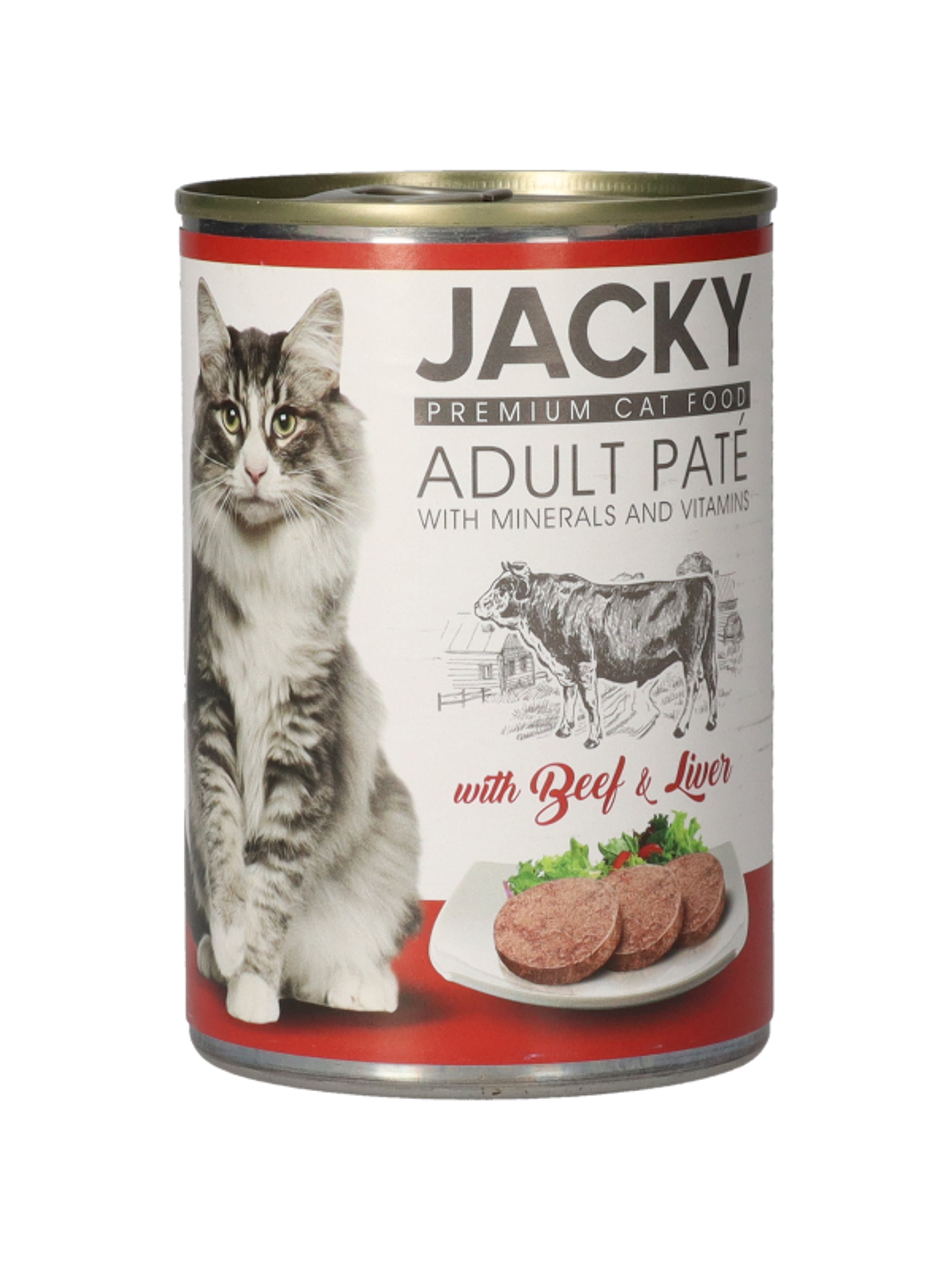 Jacky konzerv macskáknak pástétom marha/máj - 415 g