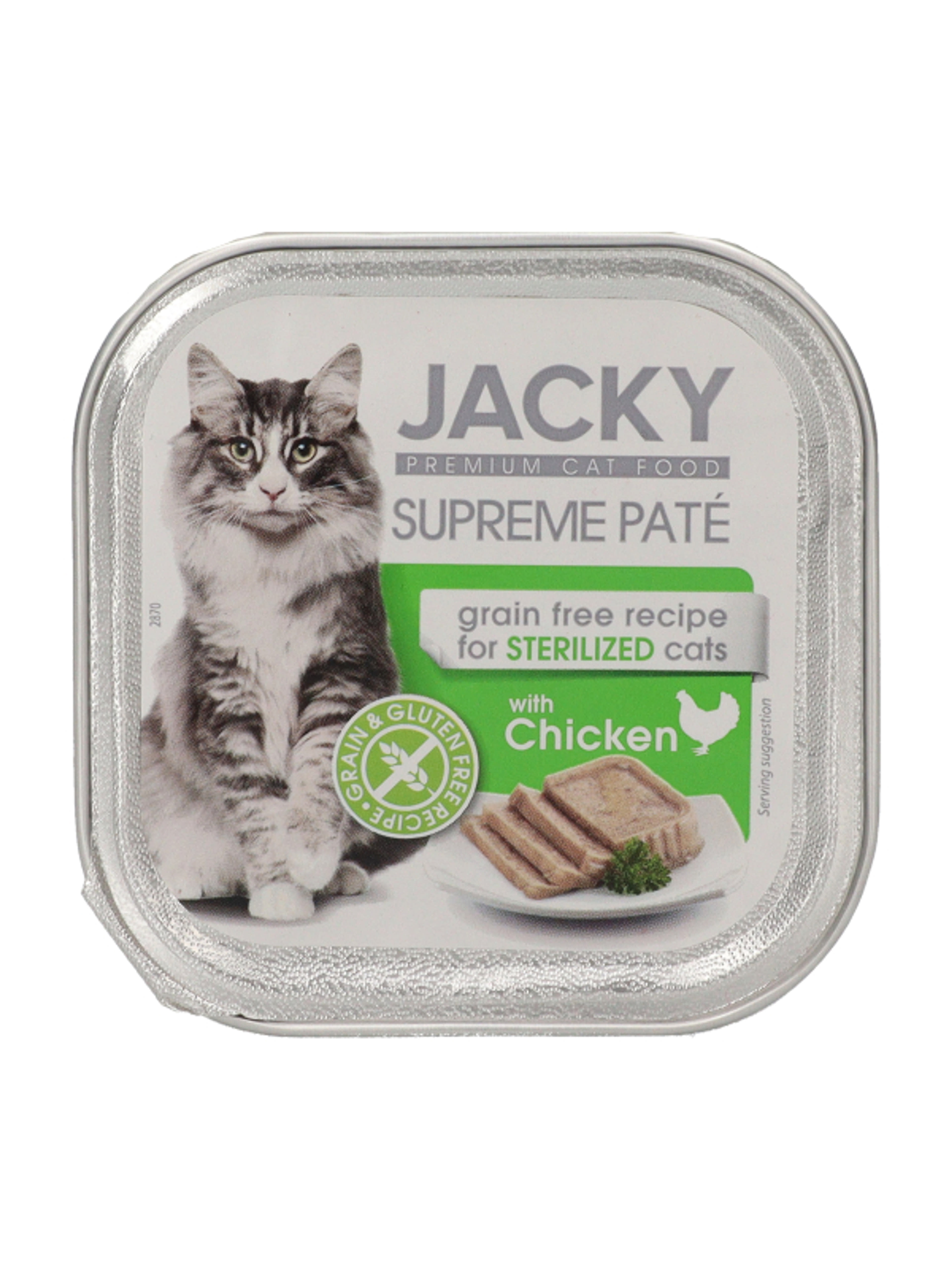 Jacky alutál macskáknak pástétom csirkés - 100 g-2