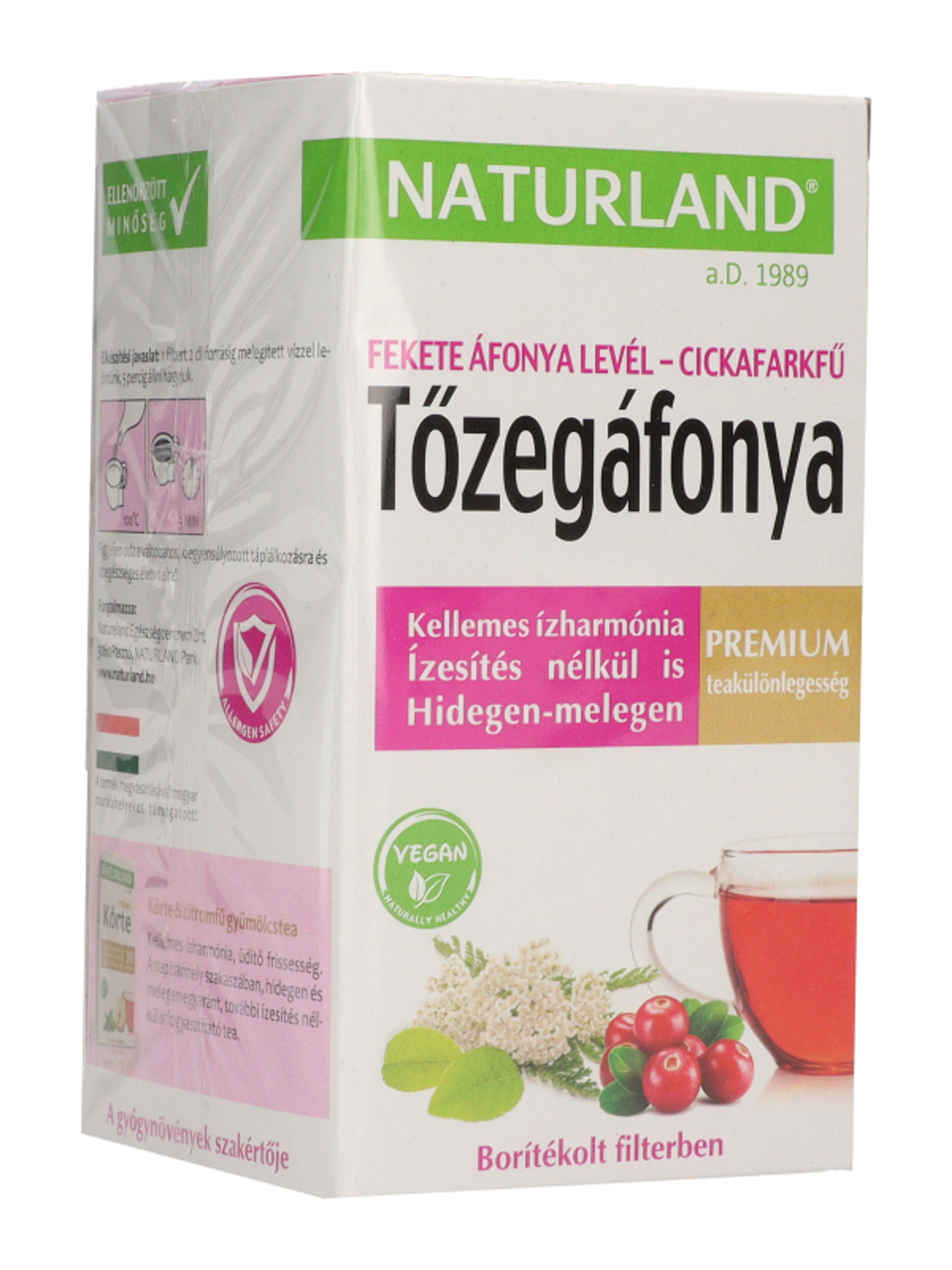 Naturland premium tozegaf+feketeaflev+cicka tea - 20 db-5