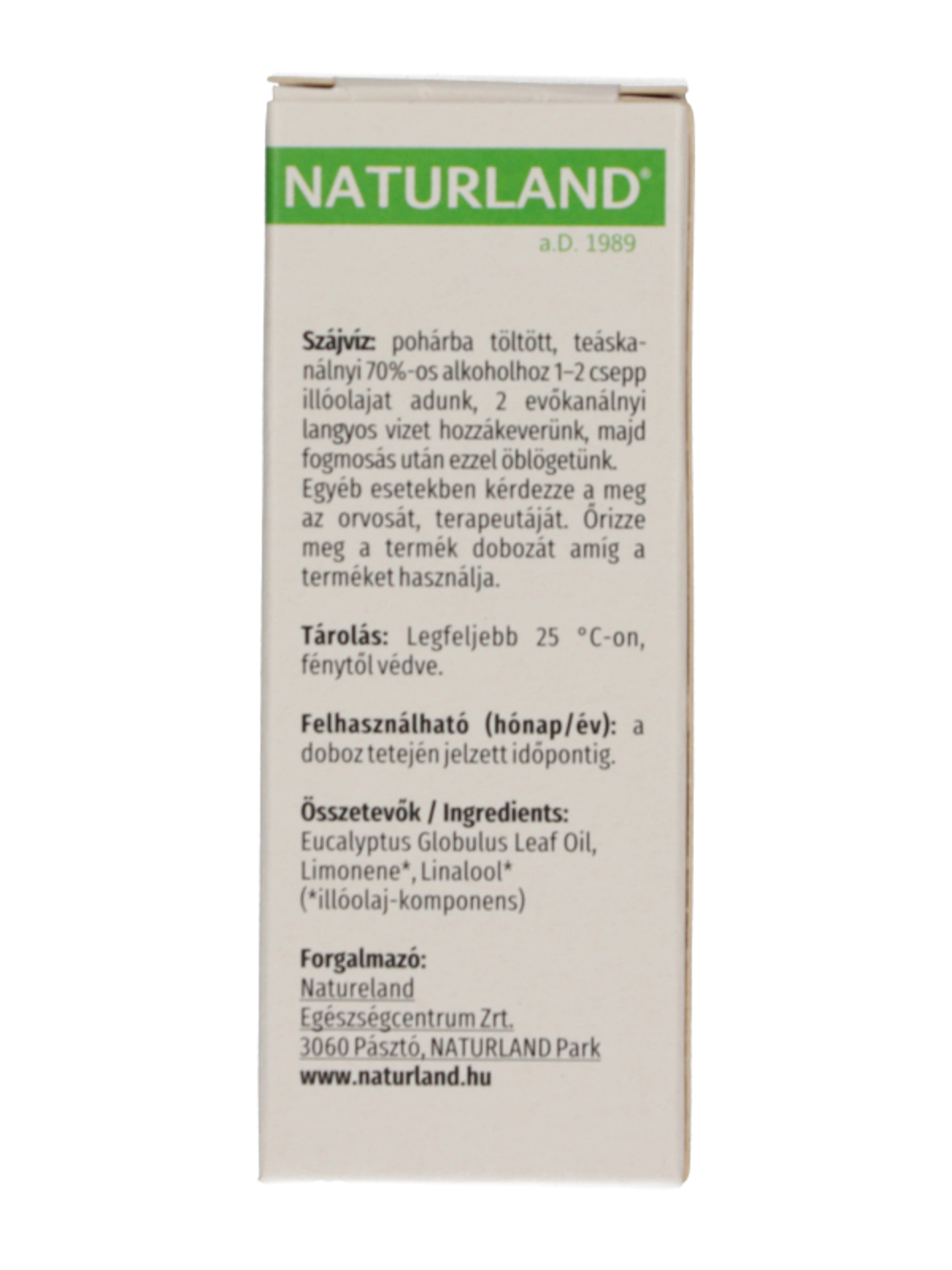 Naturland Eukaliptusz illóolaj - 30 ml-3