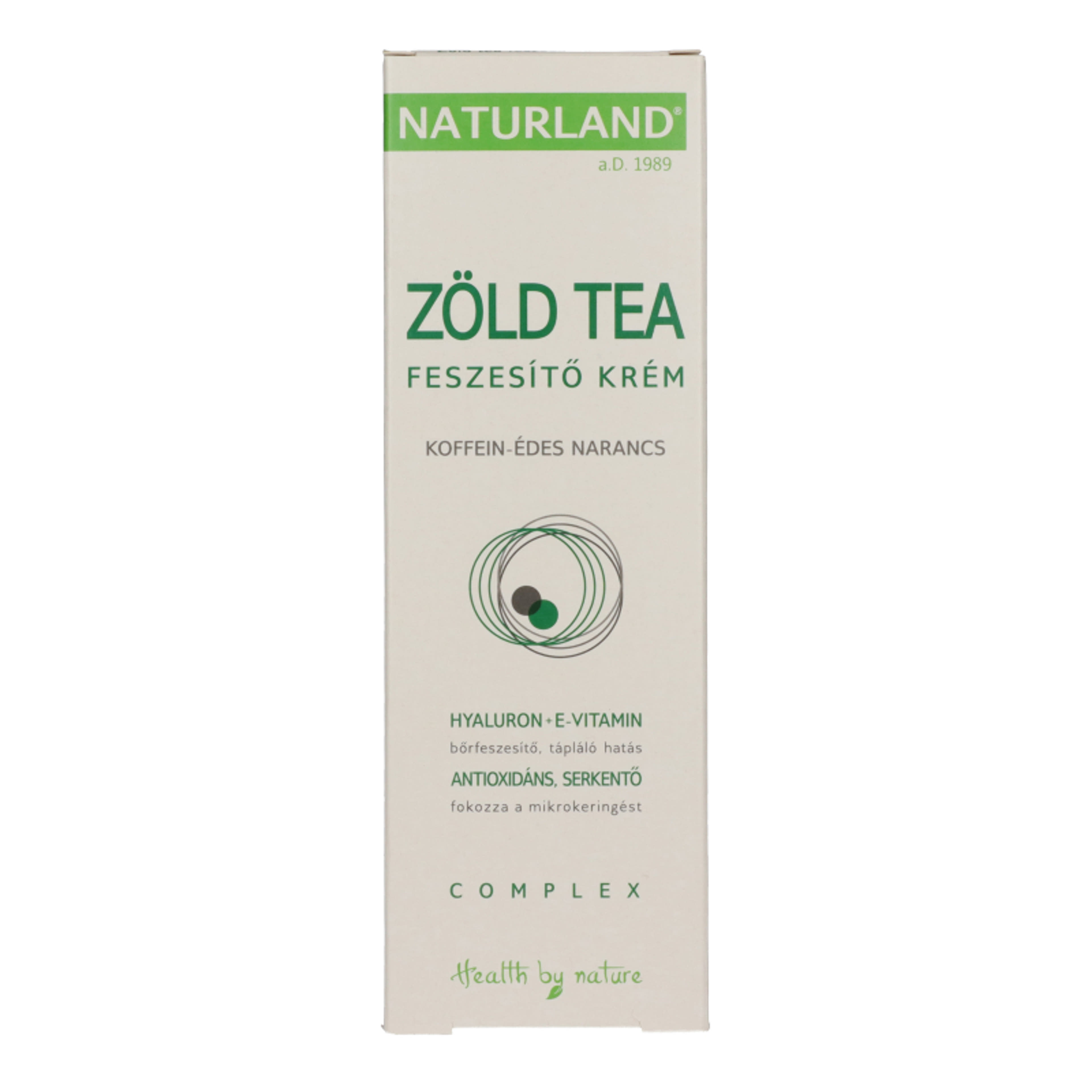 Naturland Zöld tea feszesítő krém - 100 ml-3