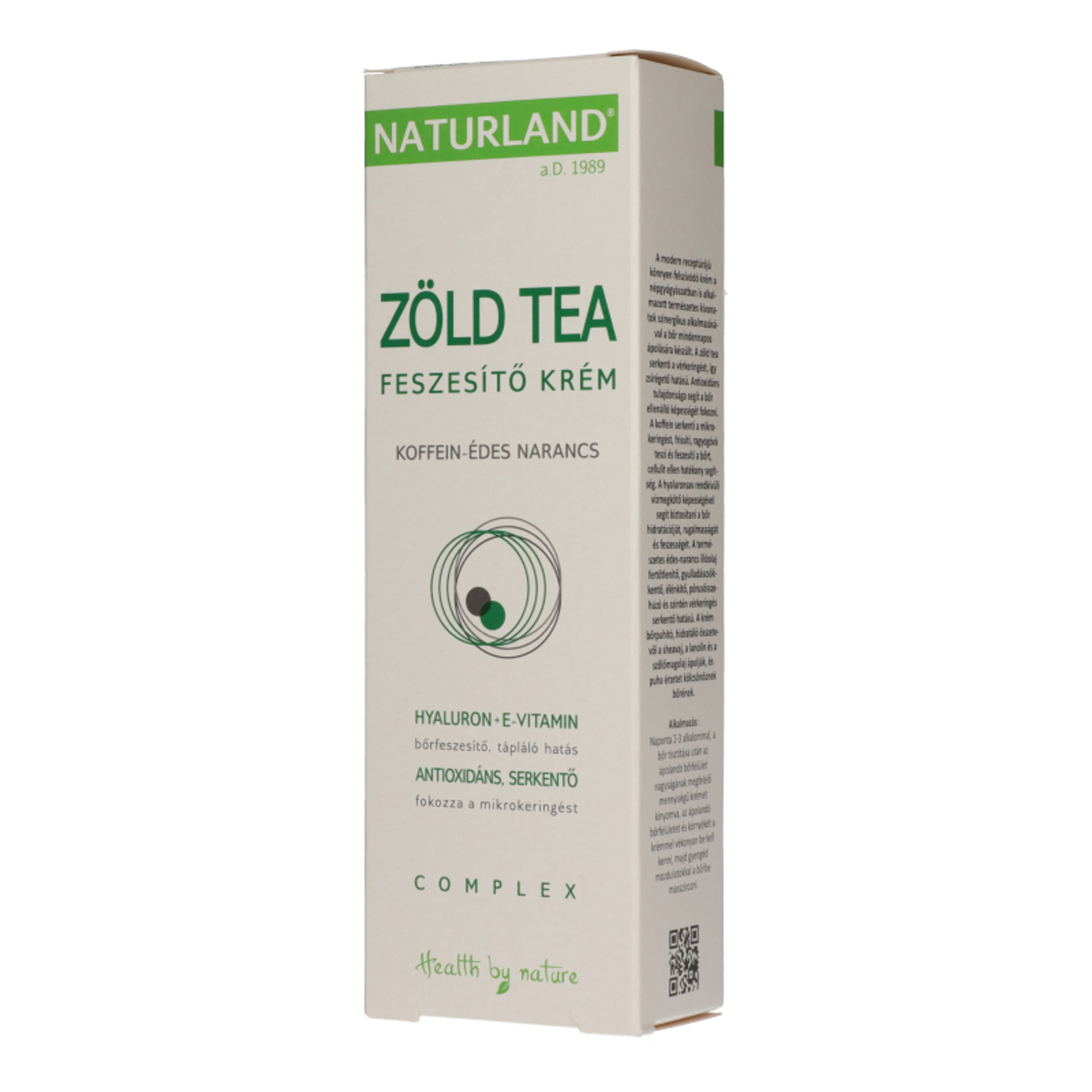 Naturland Zöld tea feszesítő krém - 100 ml-4