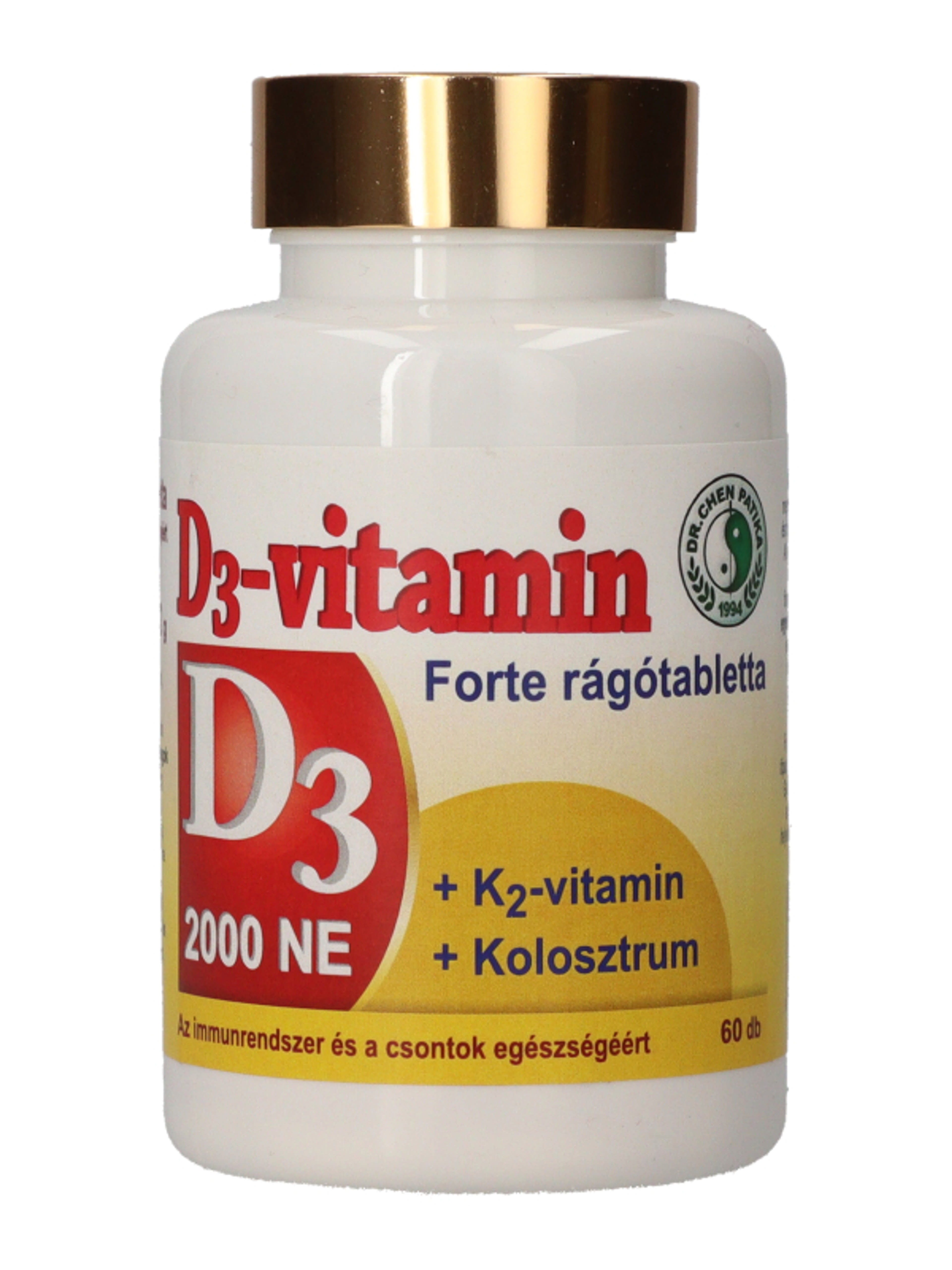 Dr.Chen Patika D3 Vitamin Forte Rágótabletta - 60 db-2