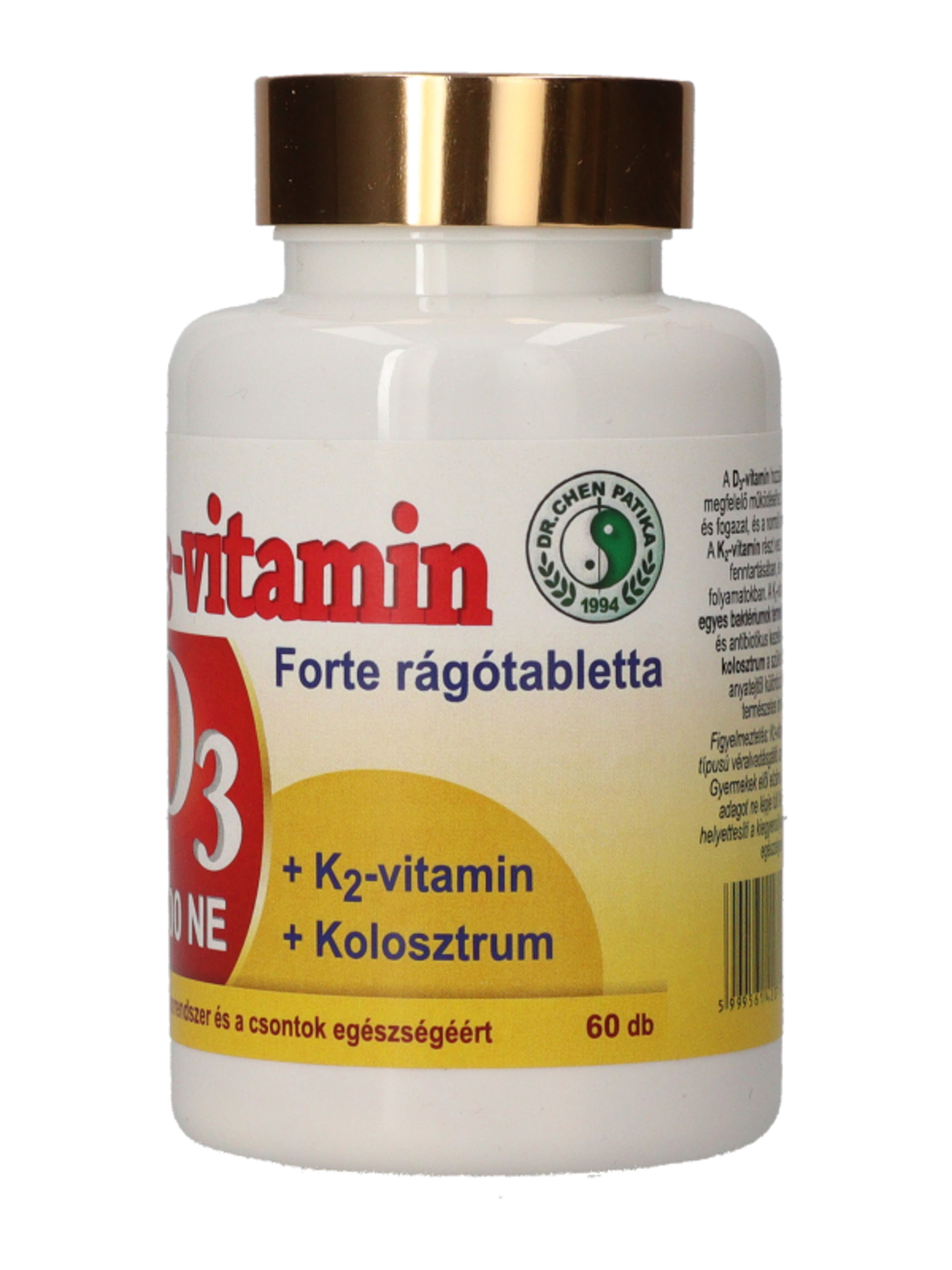 Dr.Chen Patika D3 Vitamin Forte Rágótabletta - 60 db-3