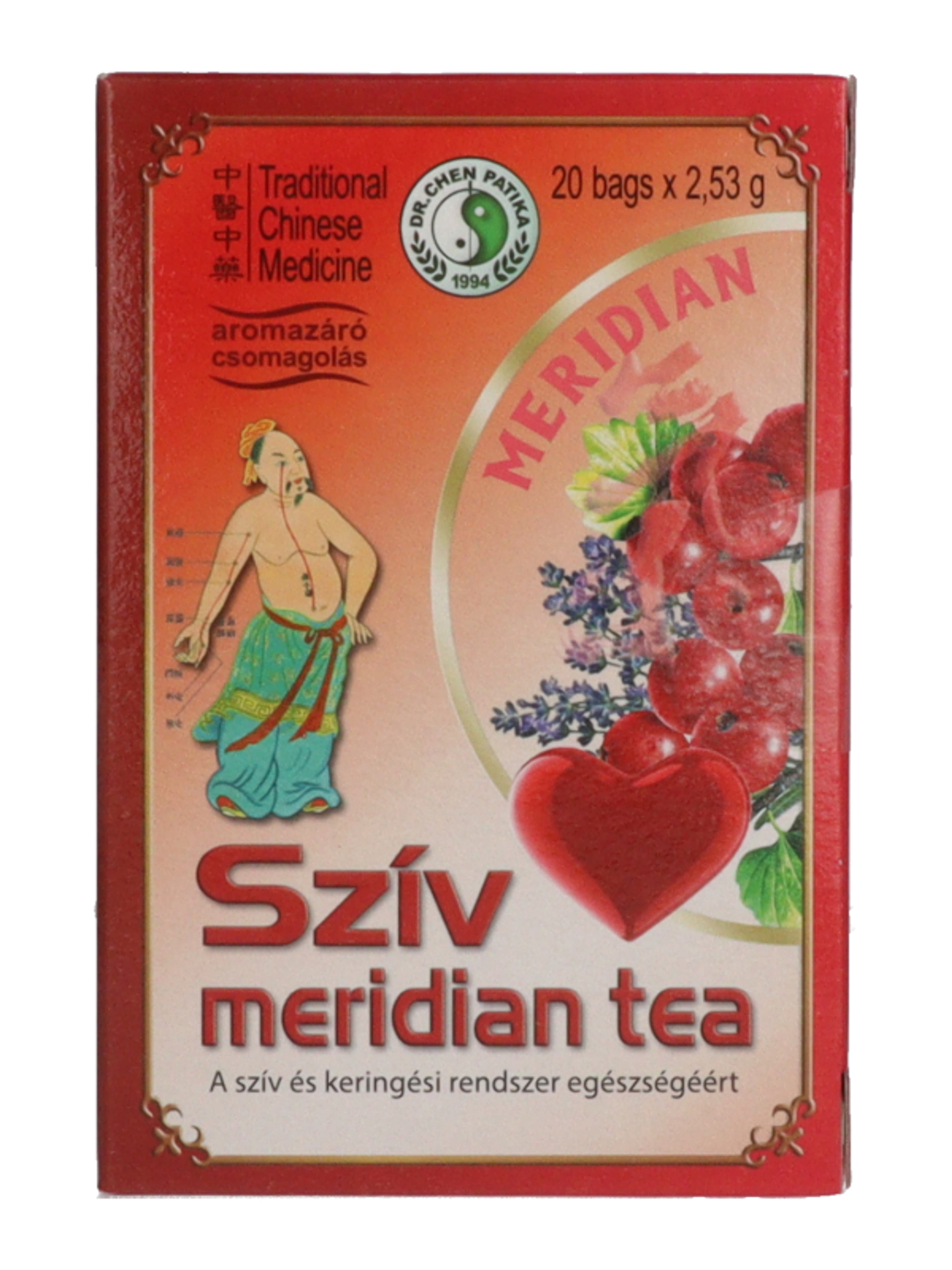 Dr.Chen Patika Szív Meridian tea - 20 db-5