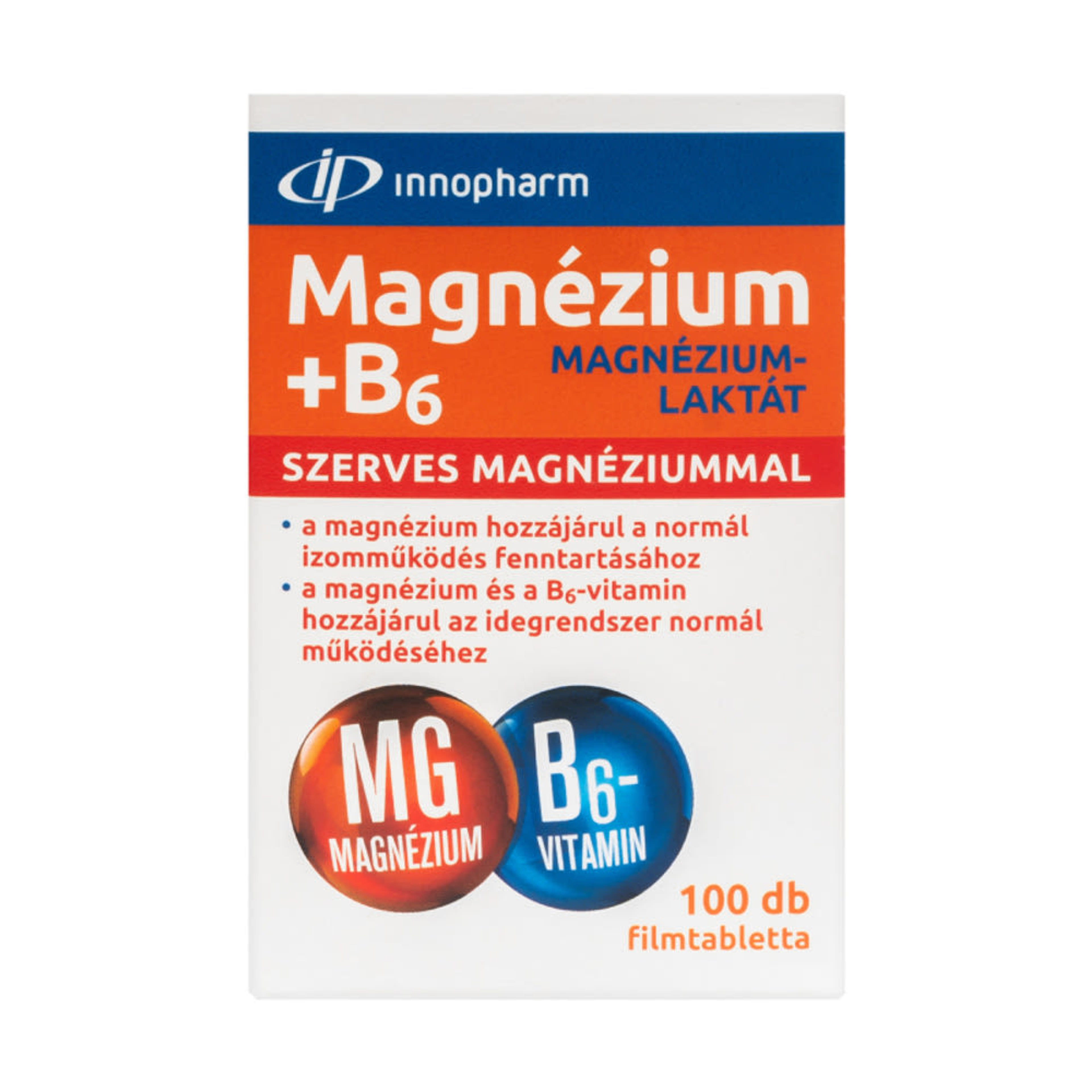 Innopharm Magnézium-Laktát filmtabletta - 100 db
