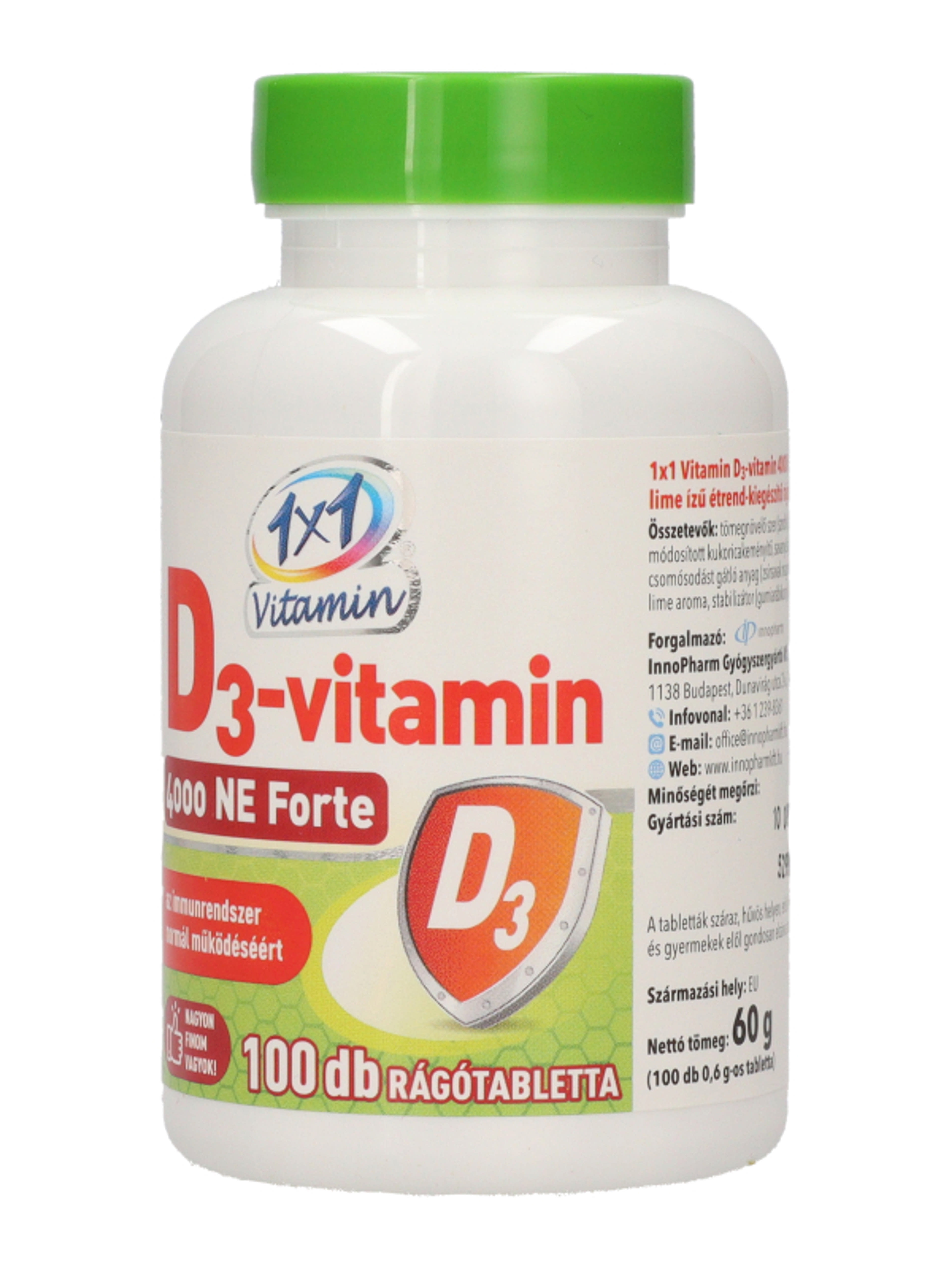 1x1 vitamin D3 4000 Ne forte rágótabletta - 100 db-3