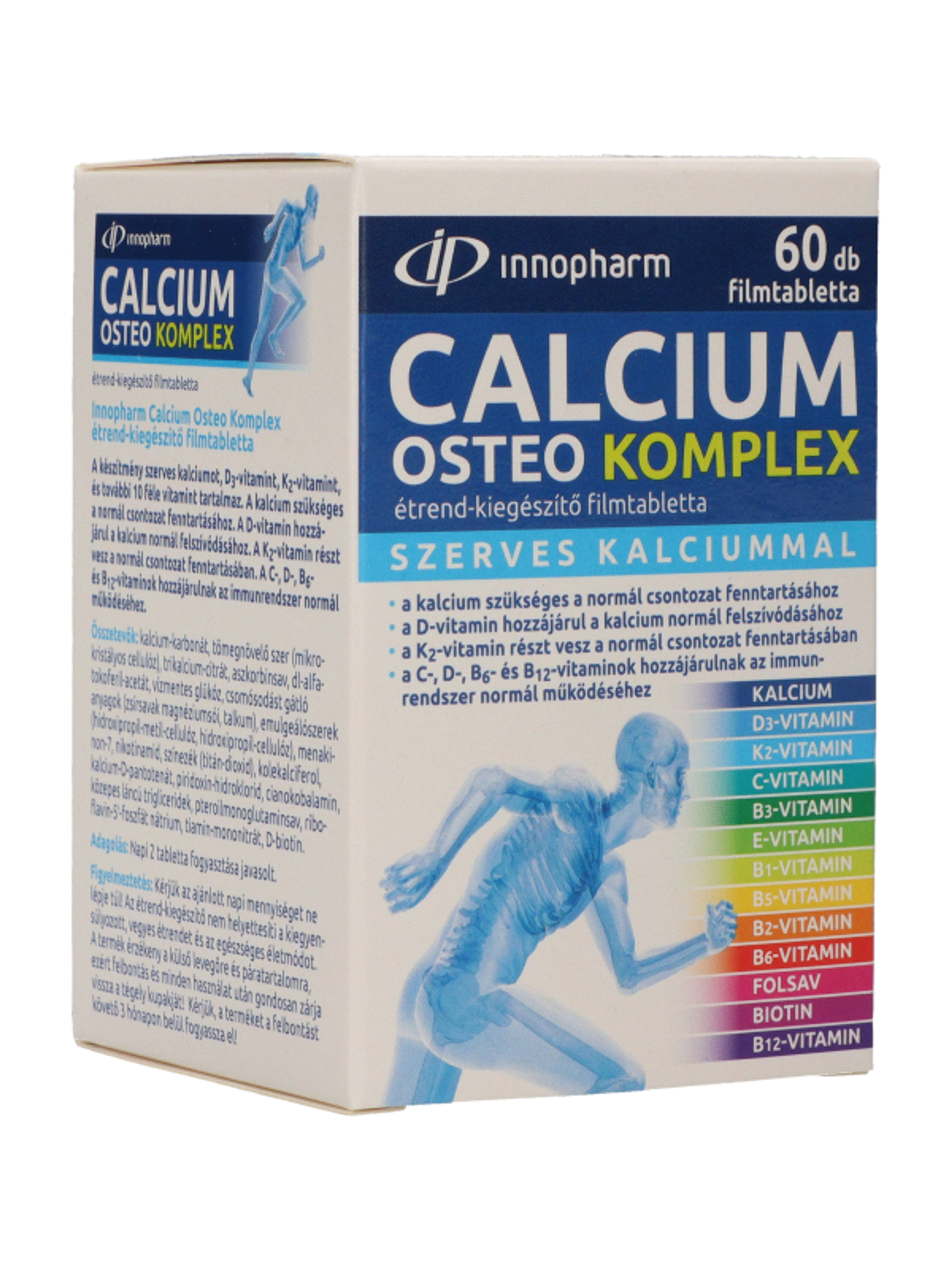 Innopharm Kalcium Osteo komplex étrendkiegészítő filmtabletta - 60 db-5