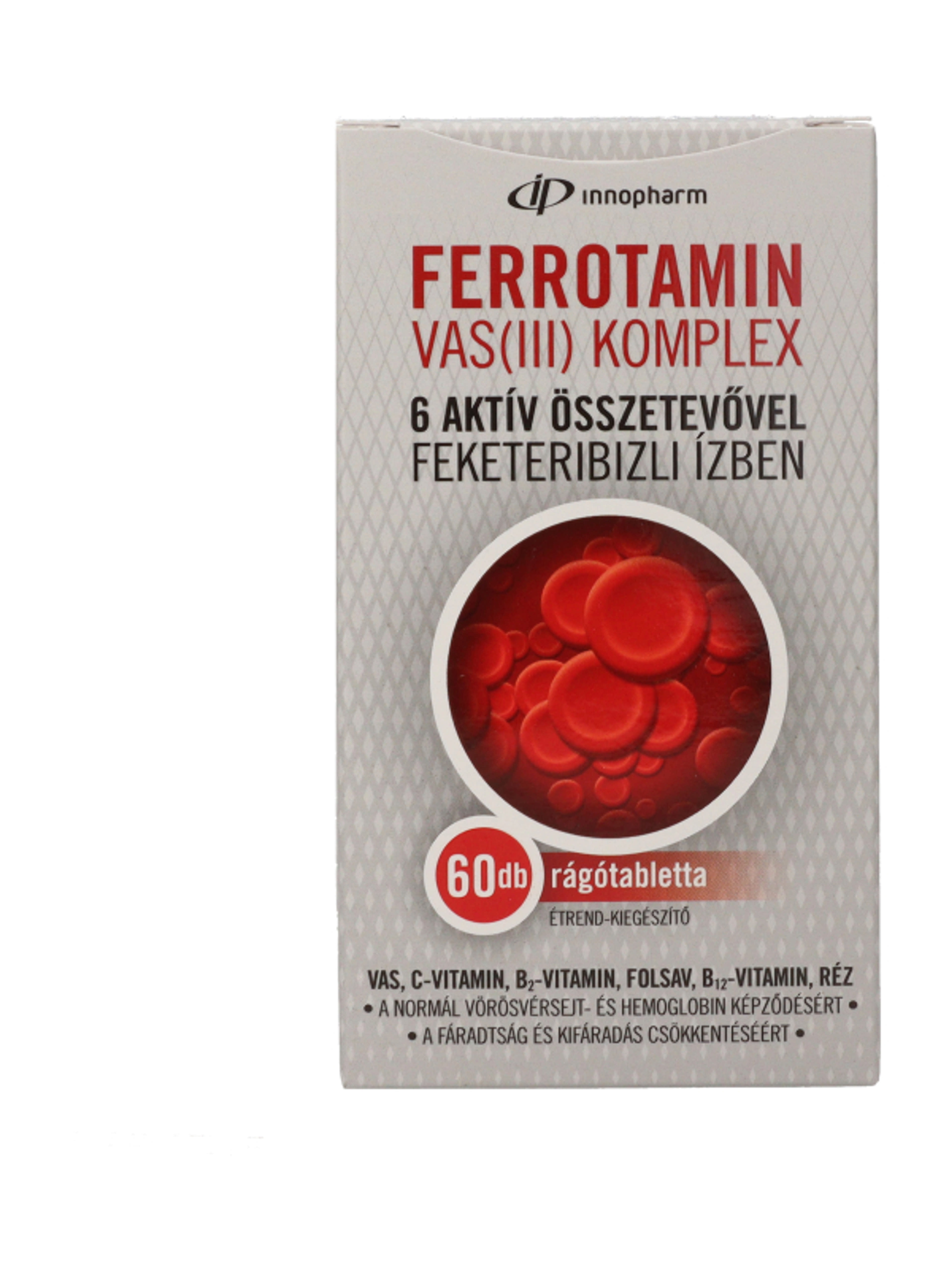 Innopharm ferrotamin vas komplex rágó tabletta - 60 db-4