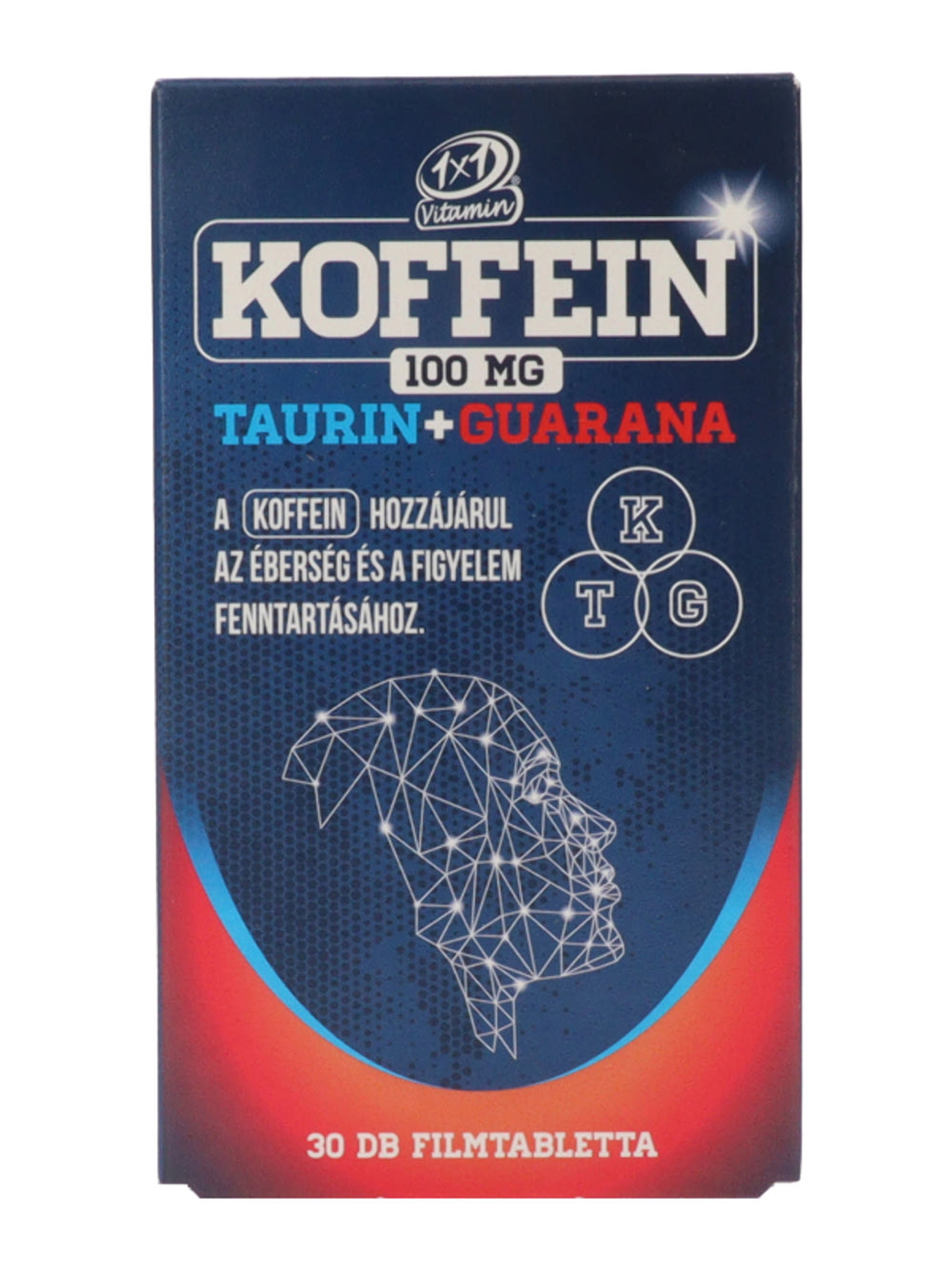 1x1 Koffein+ Taurin + Guarana filmtabletta - 30 db