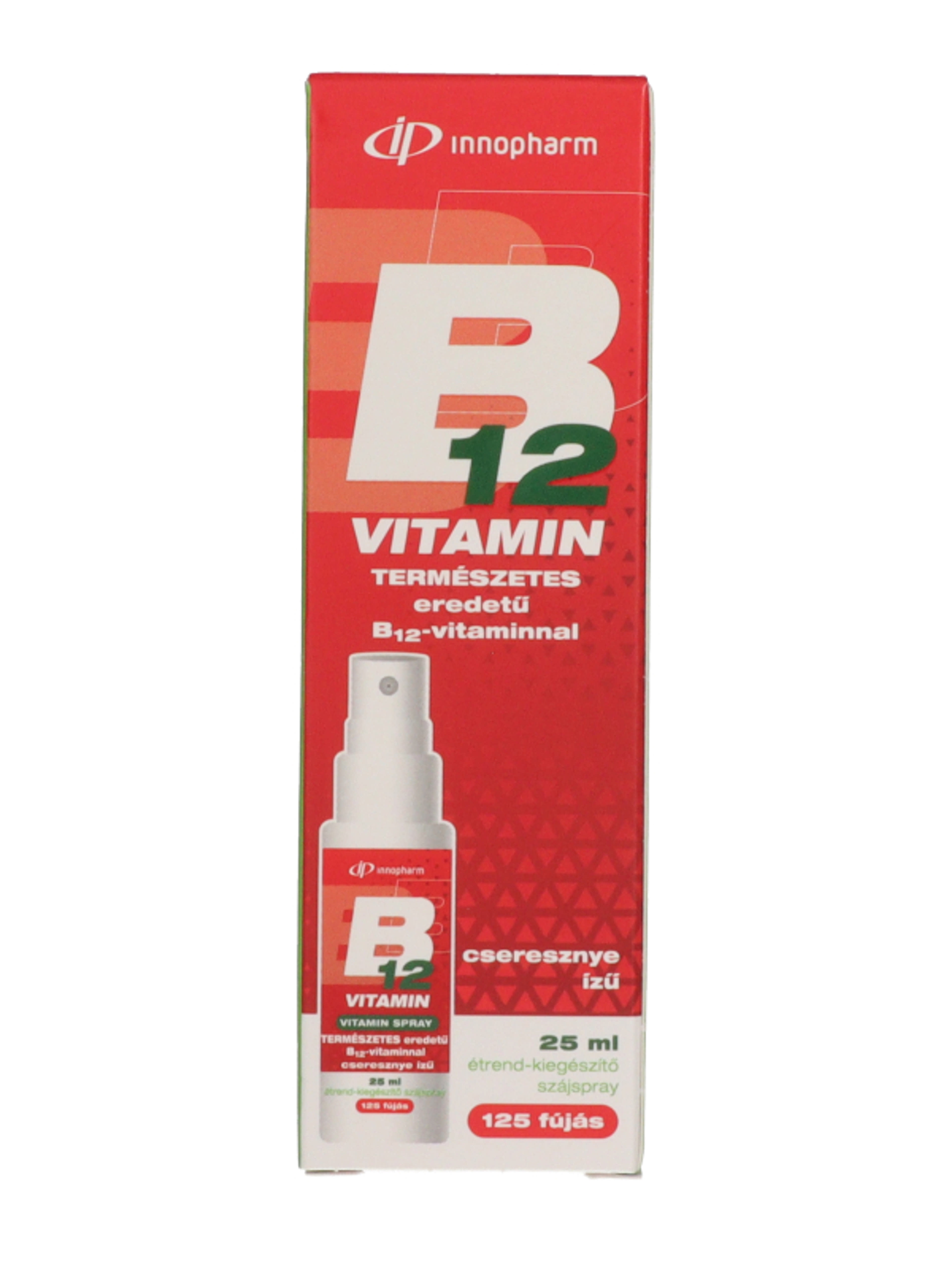 Innopharm B12-vitamin étrend-kiegészítő szájspray cseresznye ízű - 25 ml