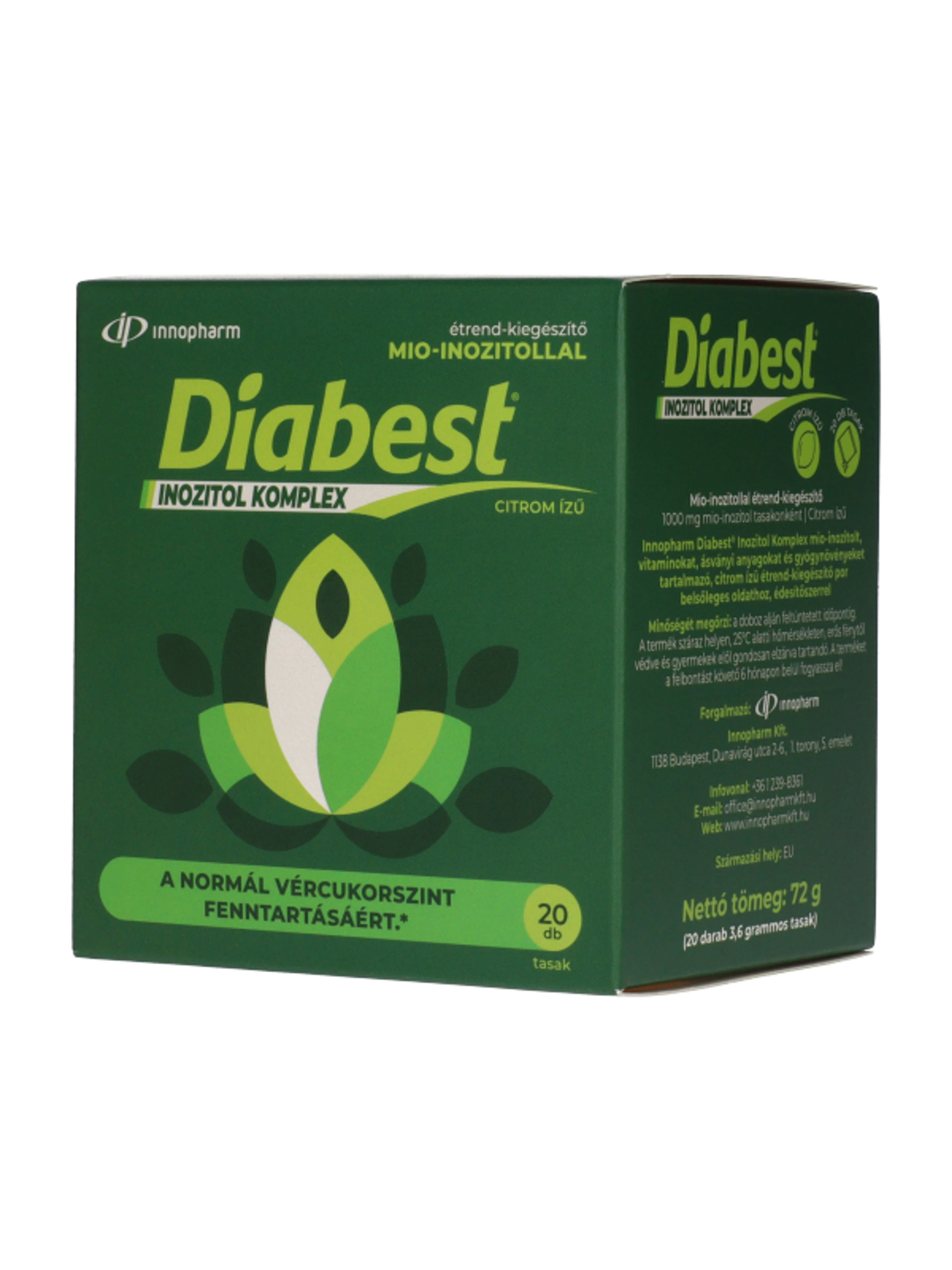 Diabest Inozitol Komplex étrend-kiegészítő por - 20 db-2