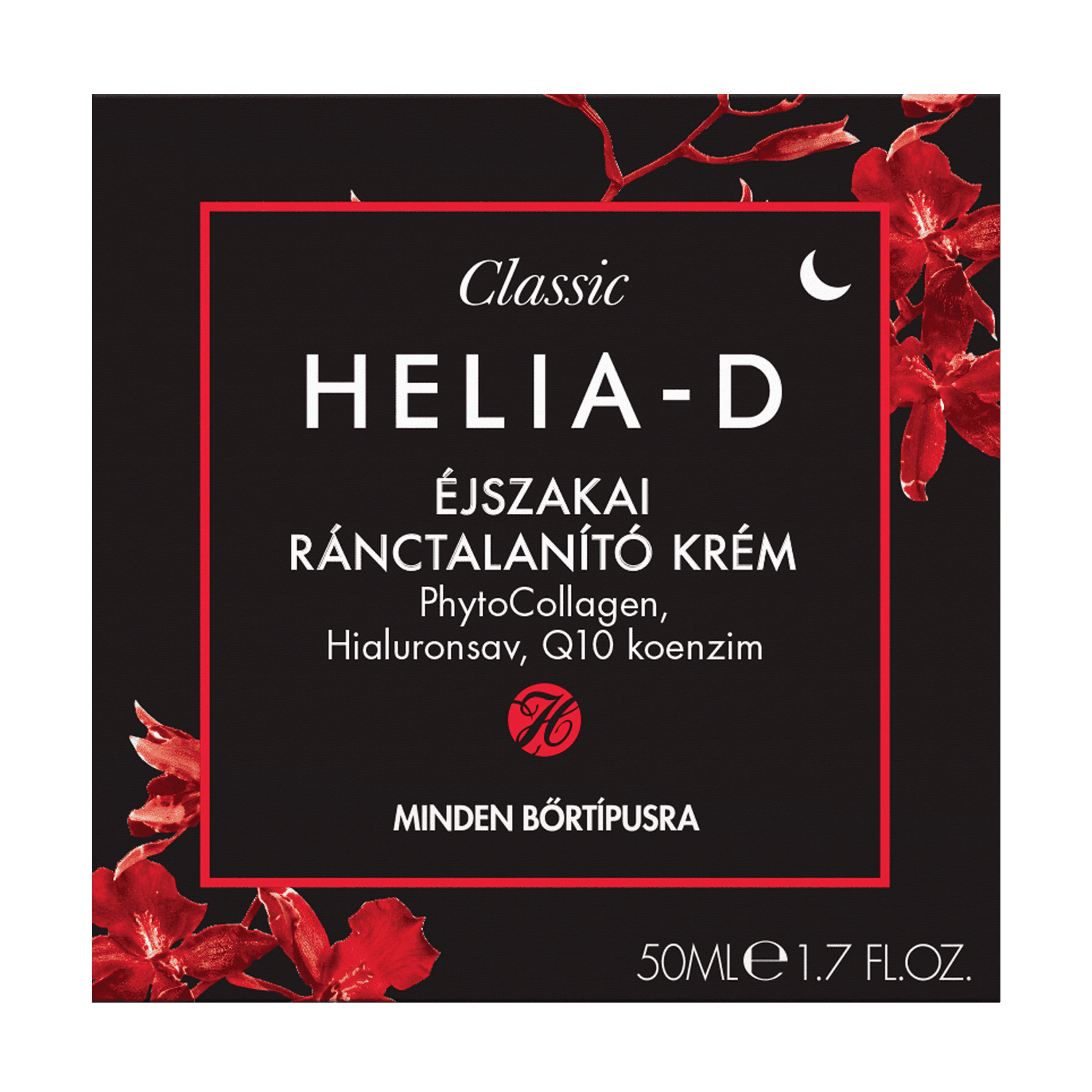 Helia-D Classic Q10 éjszakai ránctalanító krém - 50 ml
