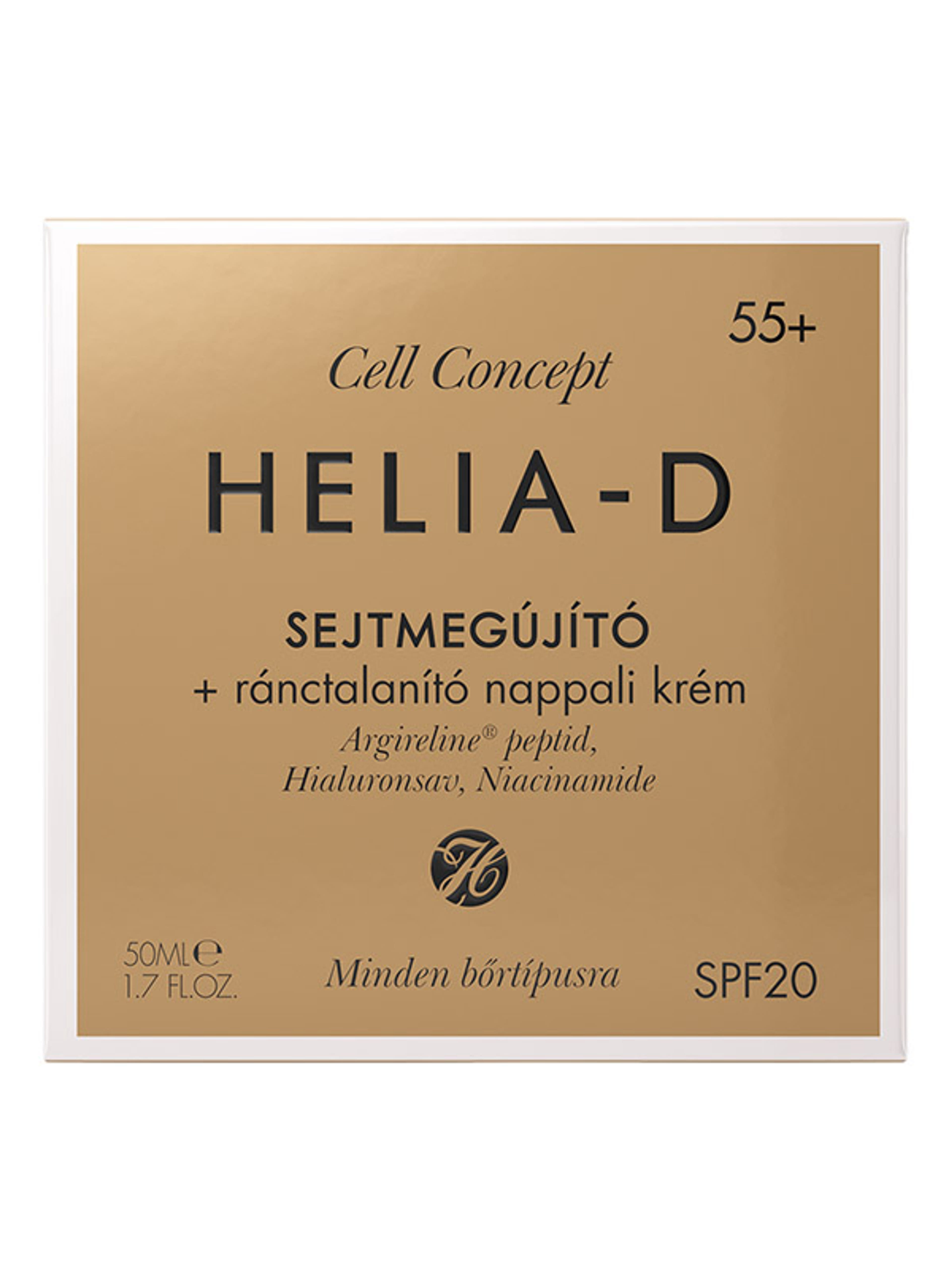 Helia-D Cell Concept sejtmegújító ránctalanító nappali krém 55+ - 50 ml-2