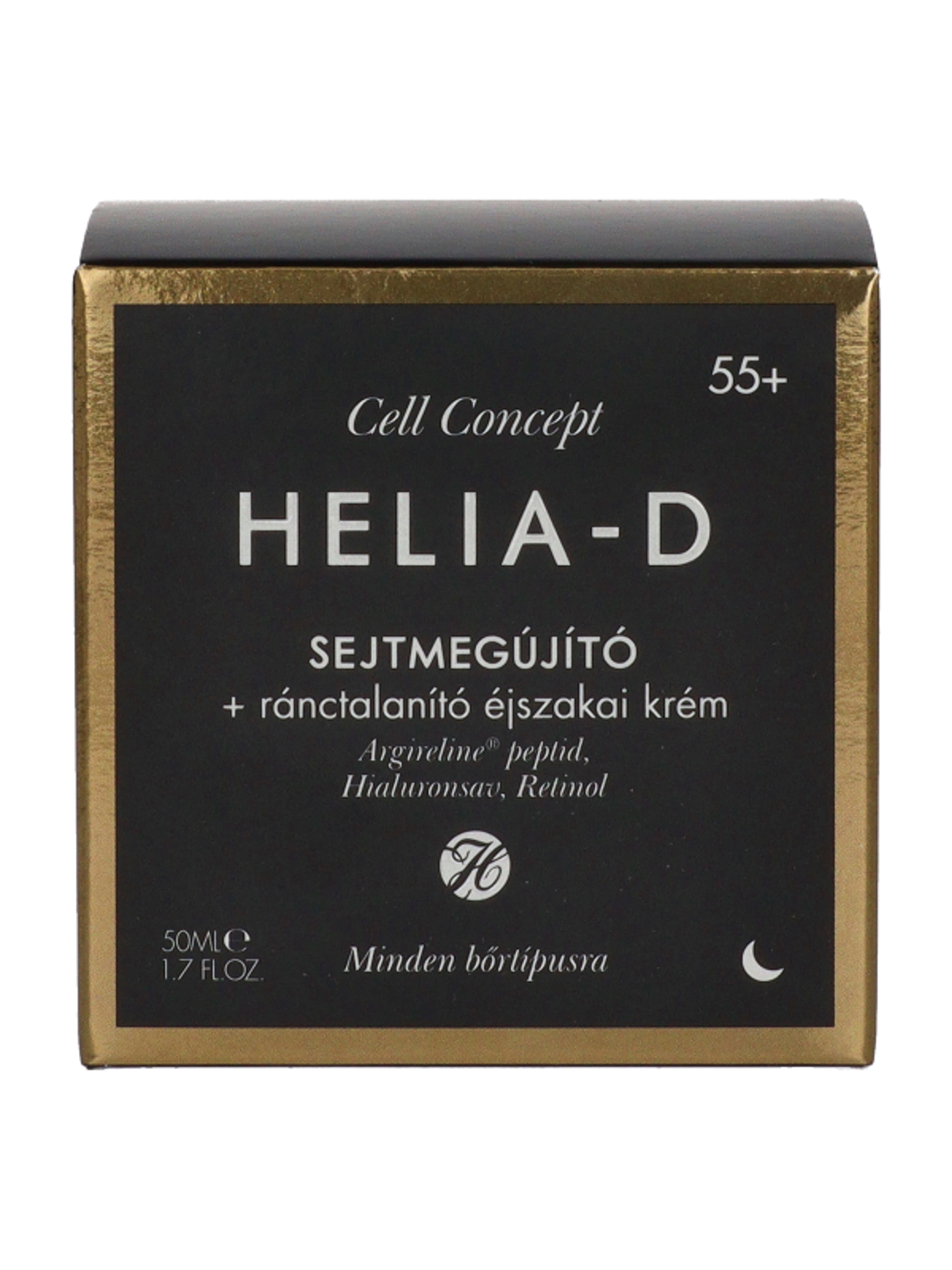 Helia-D Cell Concept sejtmegújító ránctalanító éjszakai krém 55+ - 50 ml-3