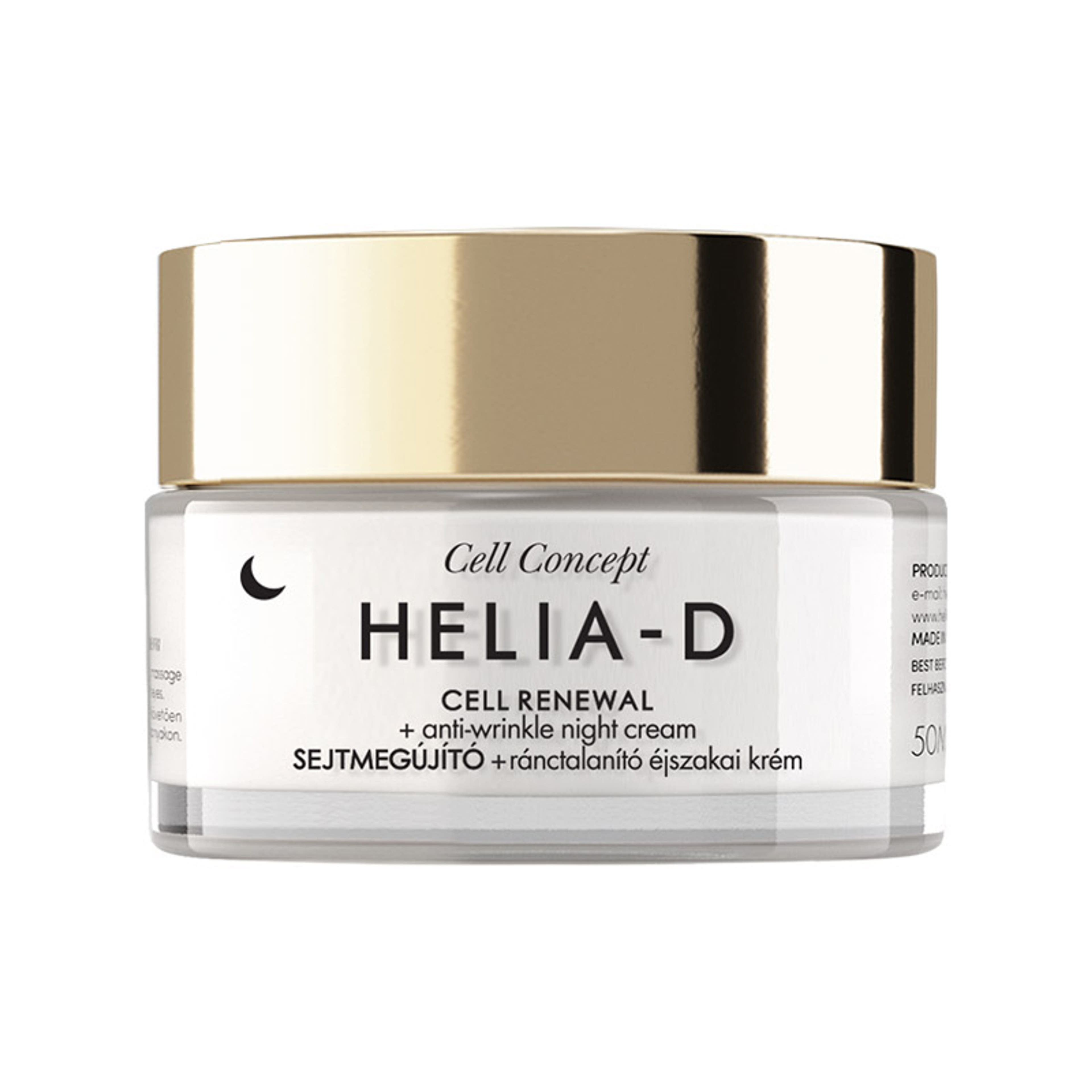Helia-D Cell Concept sejtmegújító ránctalanító éjszakai krém 55+ - 50 ml-4