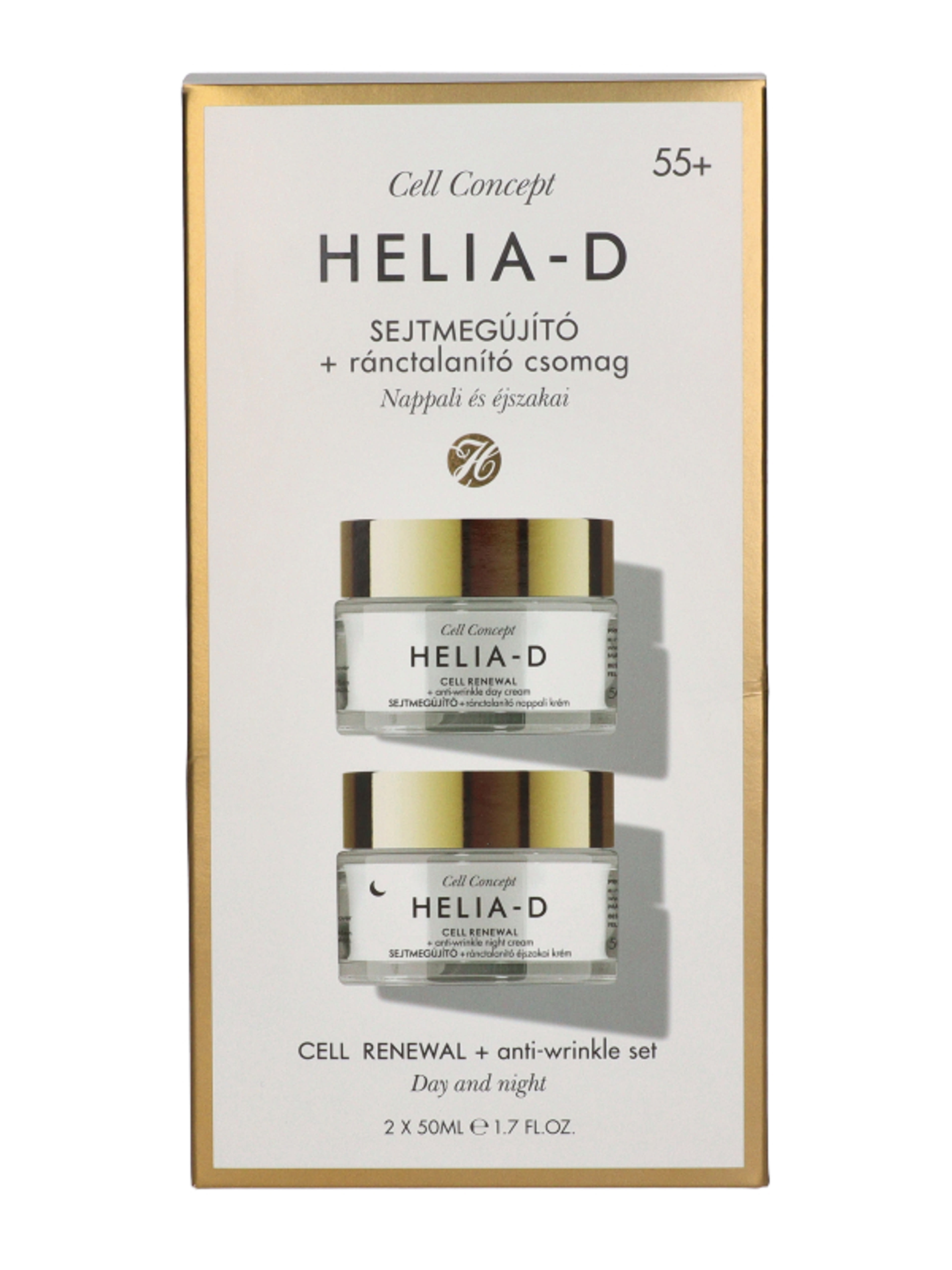 Helia-D Cell Concept sejtmegújító ránctalanító csomag 55+ 2x50 ml - 100 ml-2
