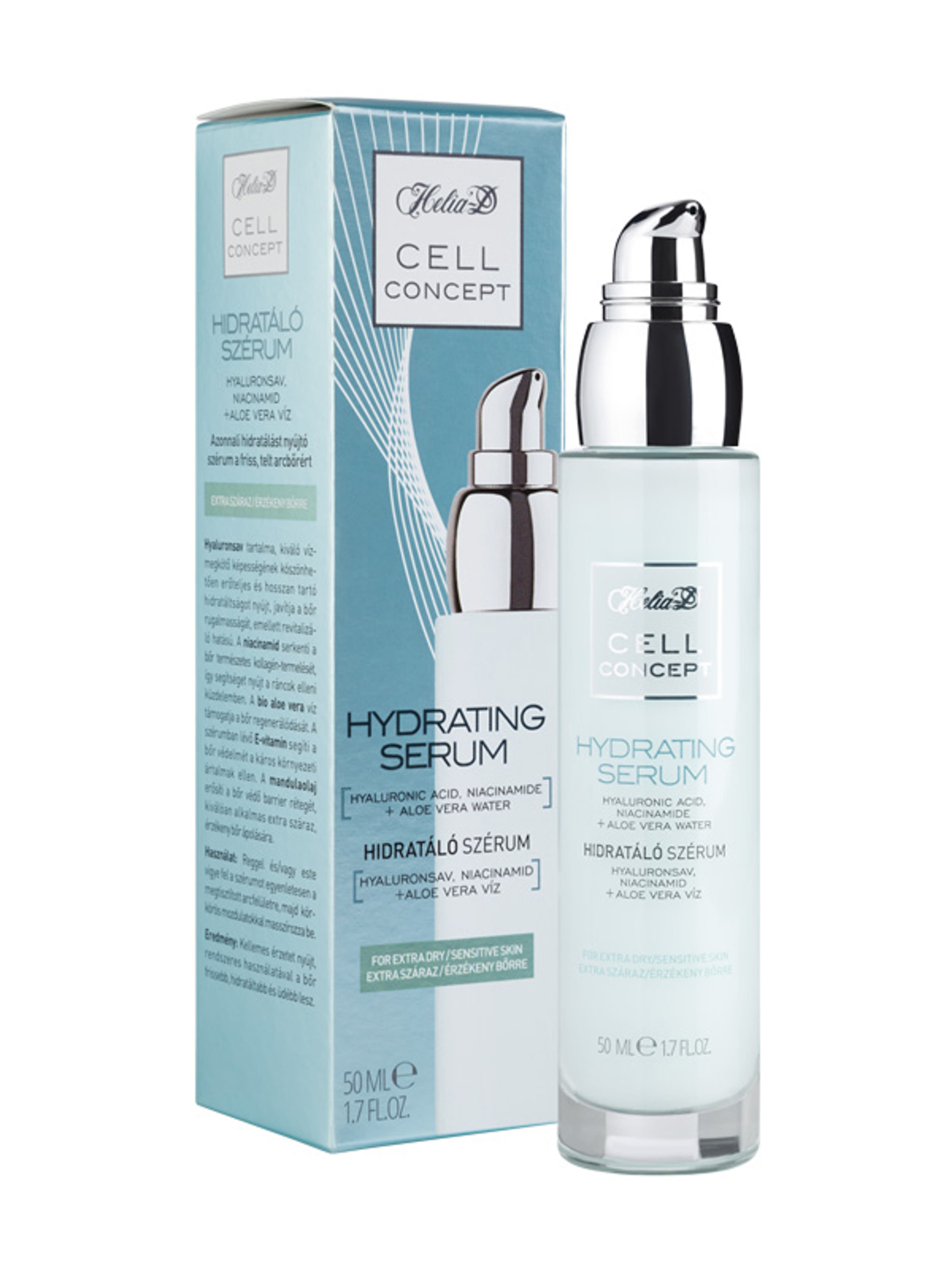 Helia-D Cell Concept hidratáló szérum extra száraz bőrre -  50 ml-4