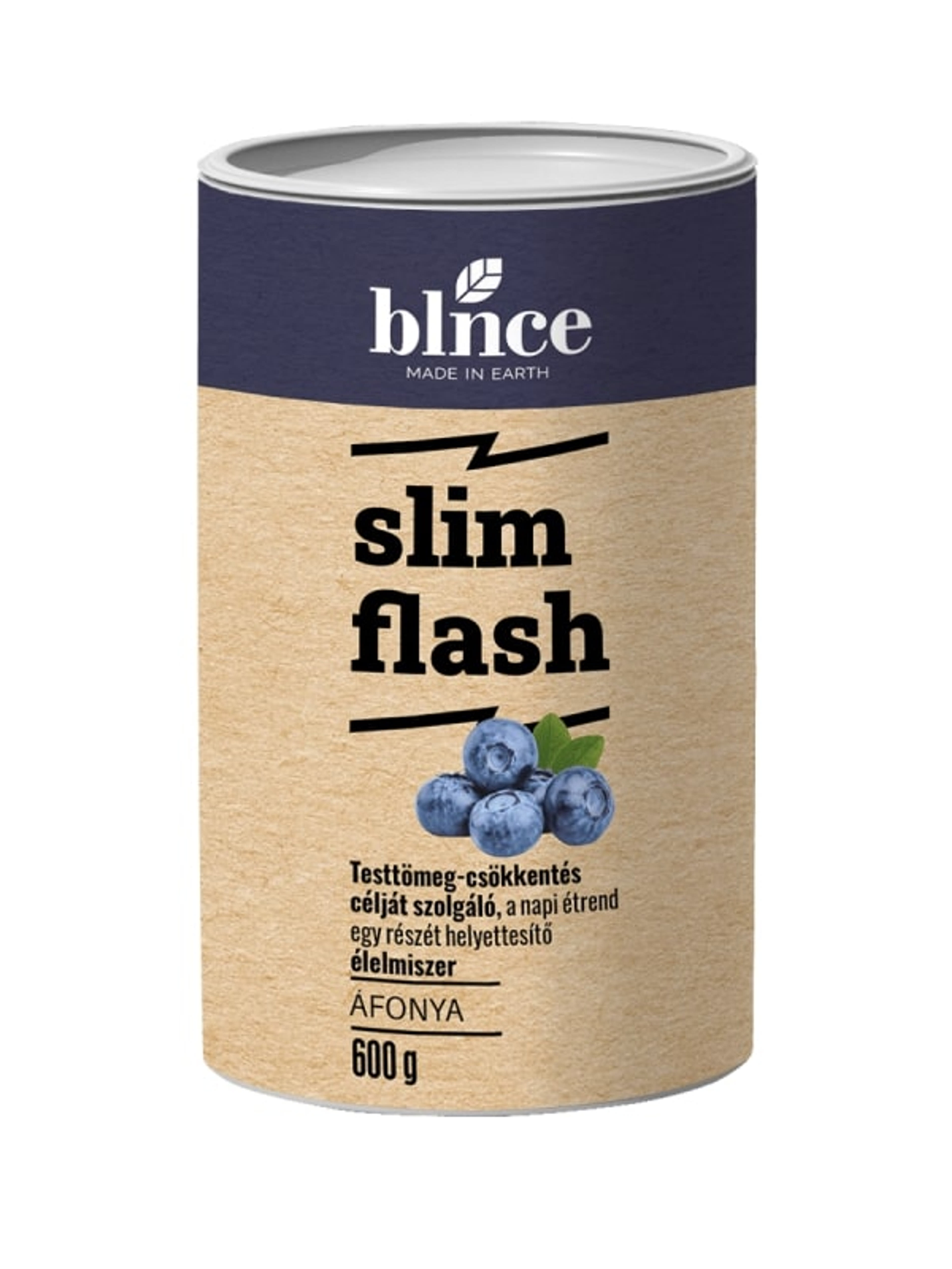 Blnce Active Slim Flash fogyókúrás italpor, áfonyás - 600 g