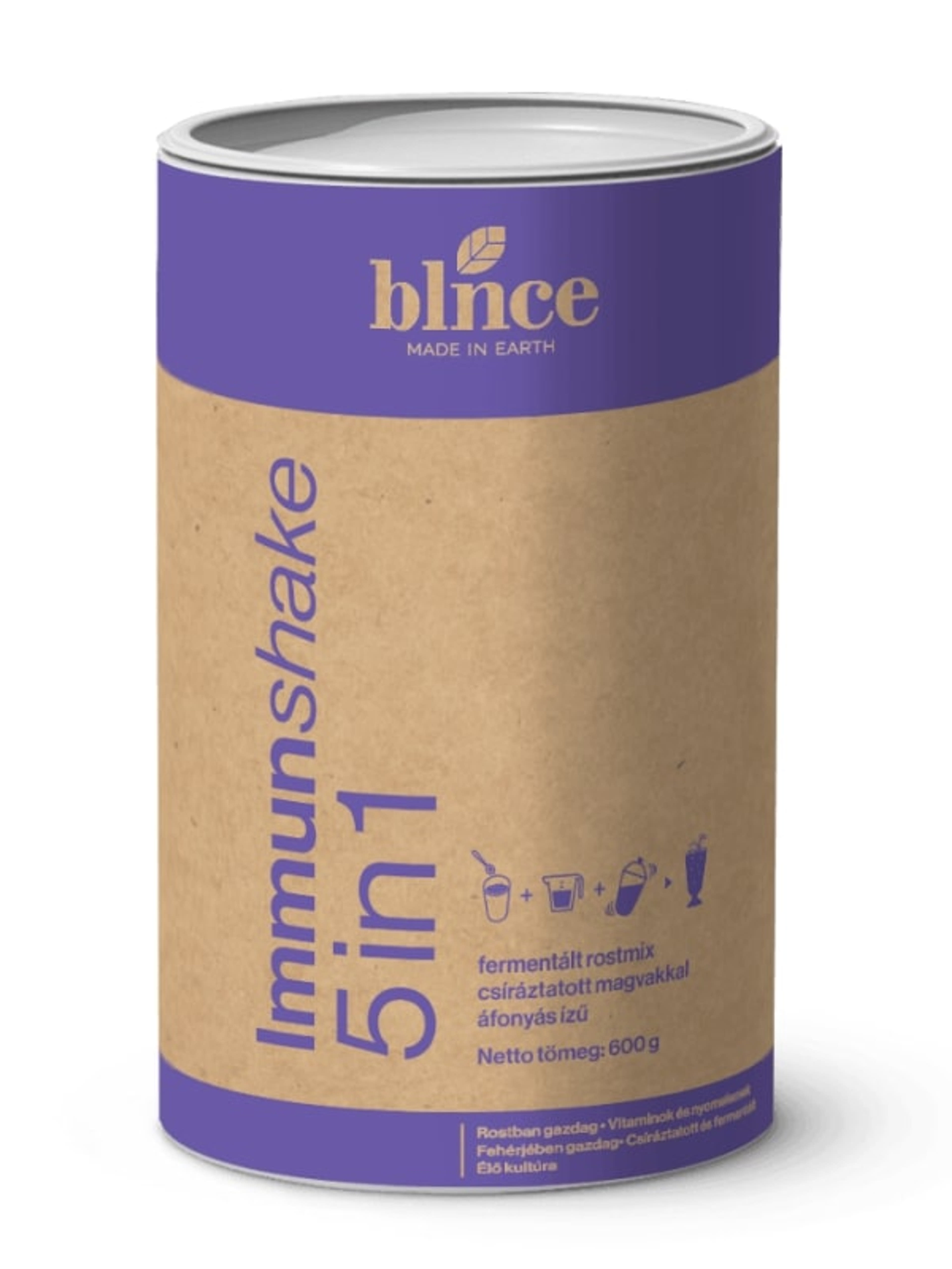 Blnce Immunshake 5in1 fogyókúrás italpor, áfonyás - 600 g