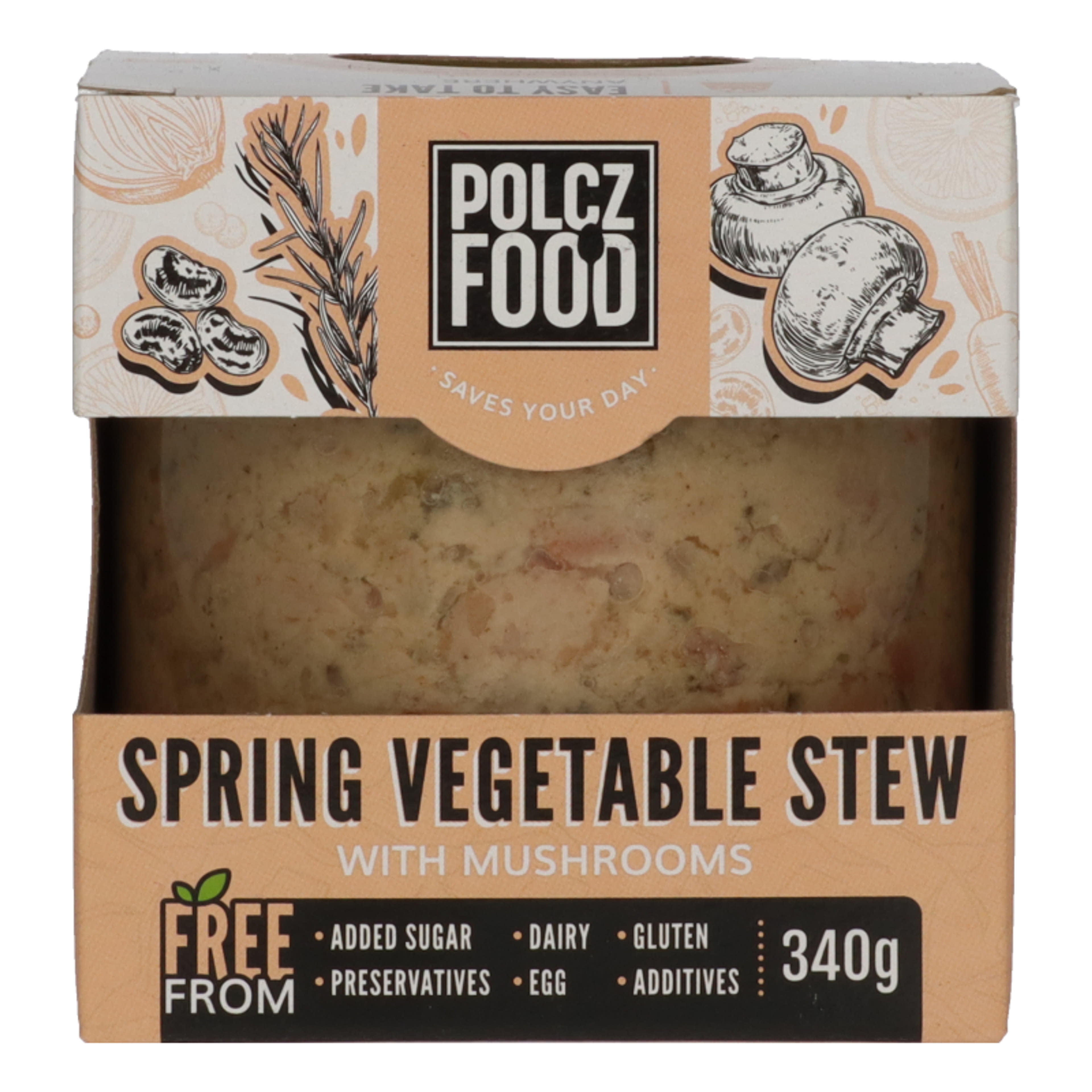 Polcz tárkonyos zöldségragu gombával - 340 g