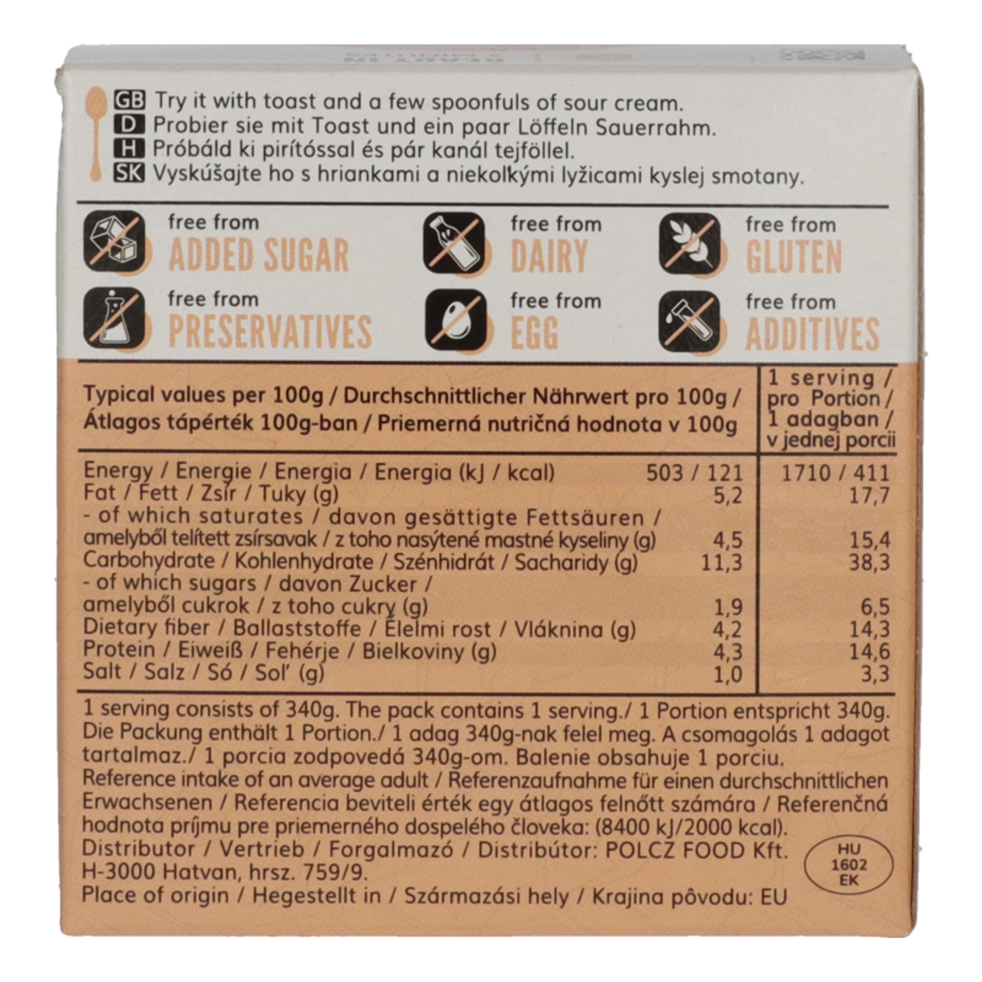 Polcz tárkonyos zöldségragu gombával - 340 g-3