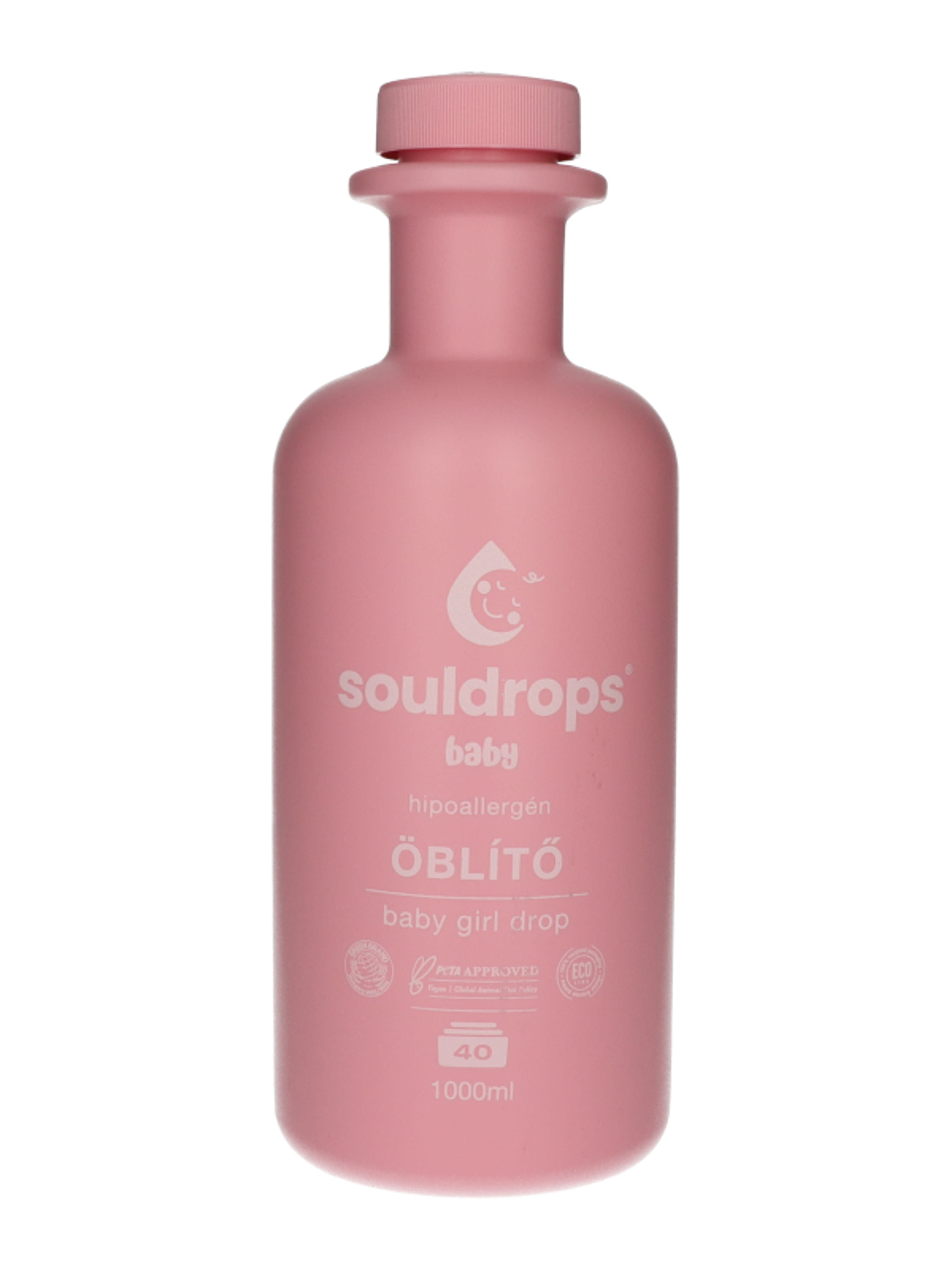 Souldrops Baby öblítő /lány 40 mosás - 1000 ml-1