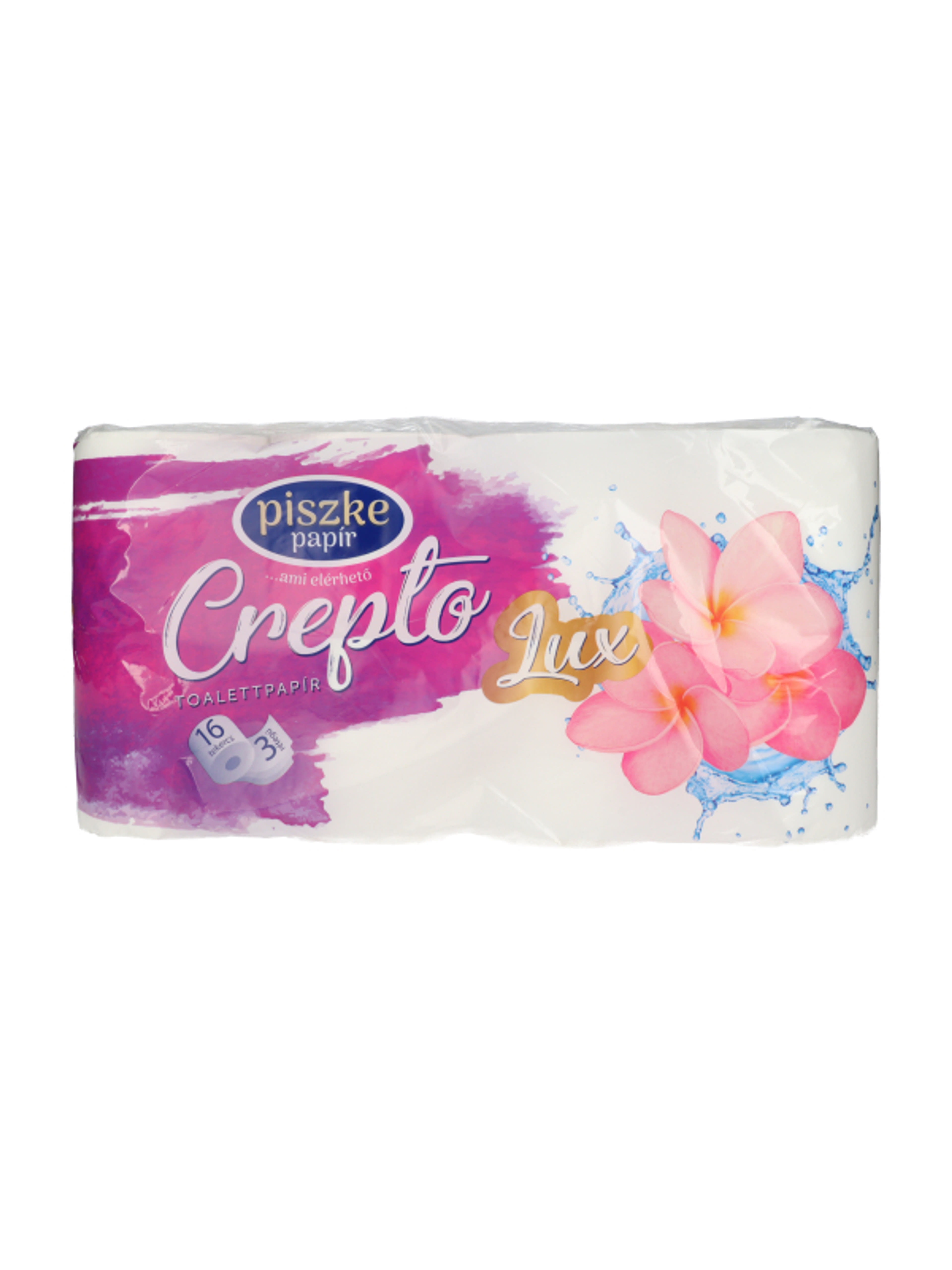 Crepto Lux toalettpapír 3 rétegű - 16 db