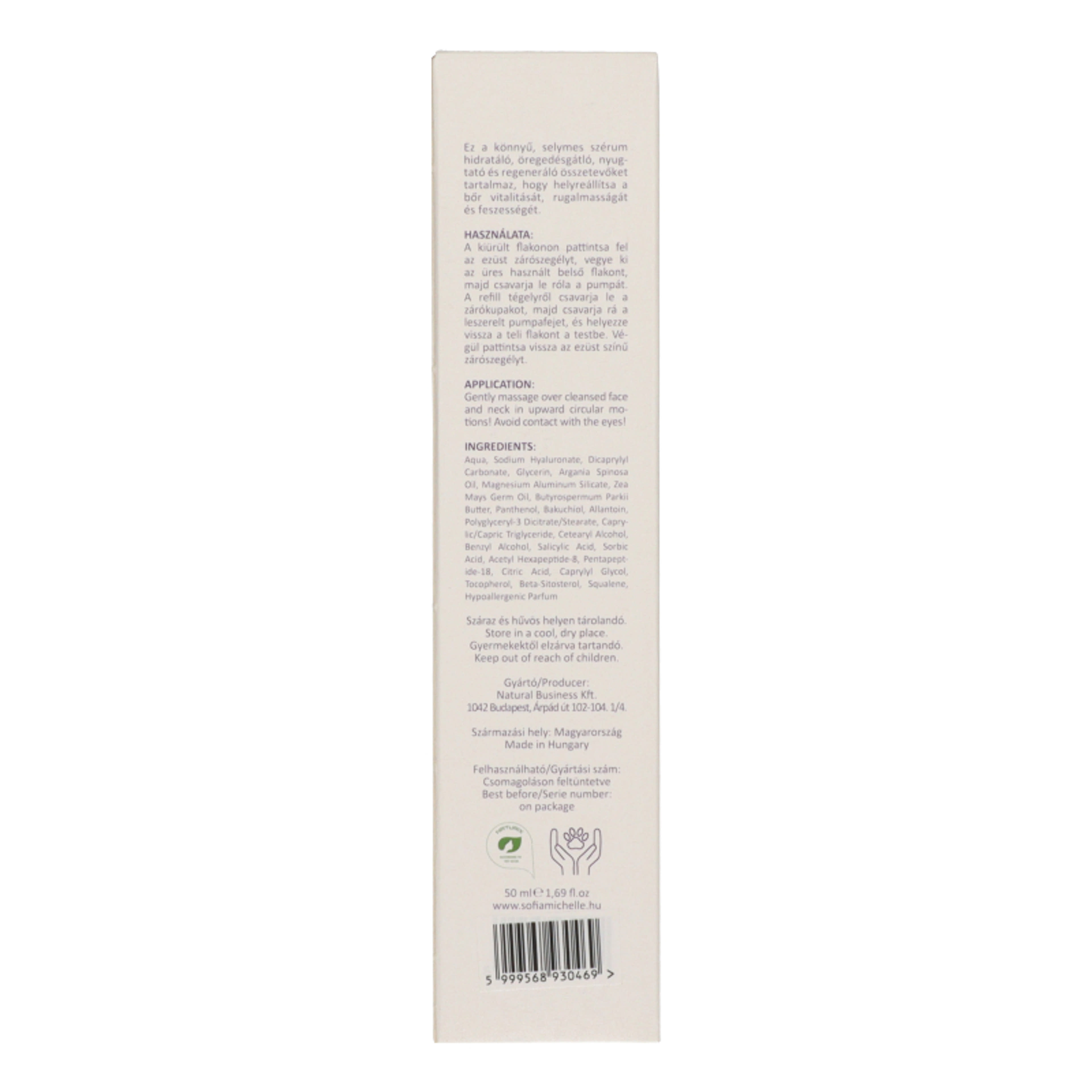 Sofia Michelle Botox Effect Lifting szérum utántöltő - 50 ml-3
