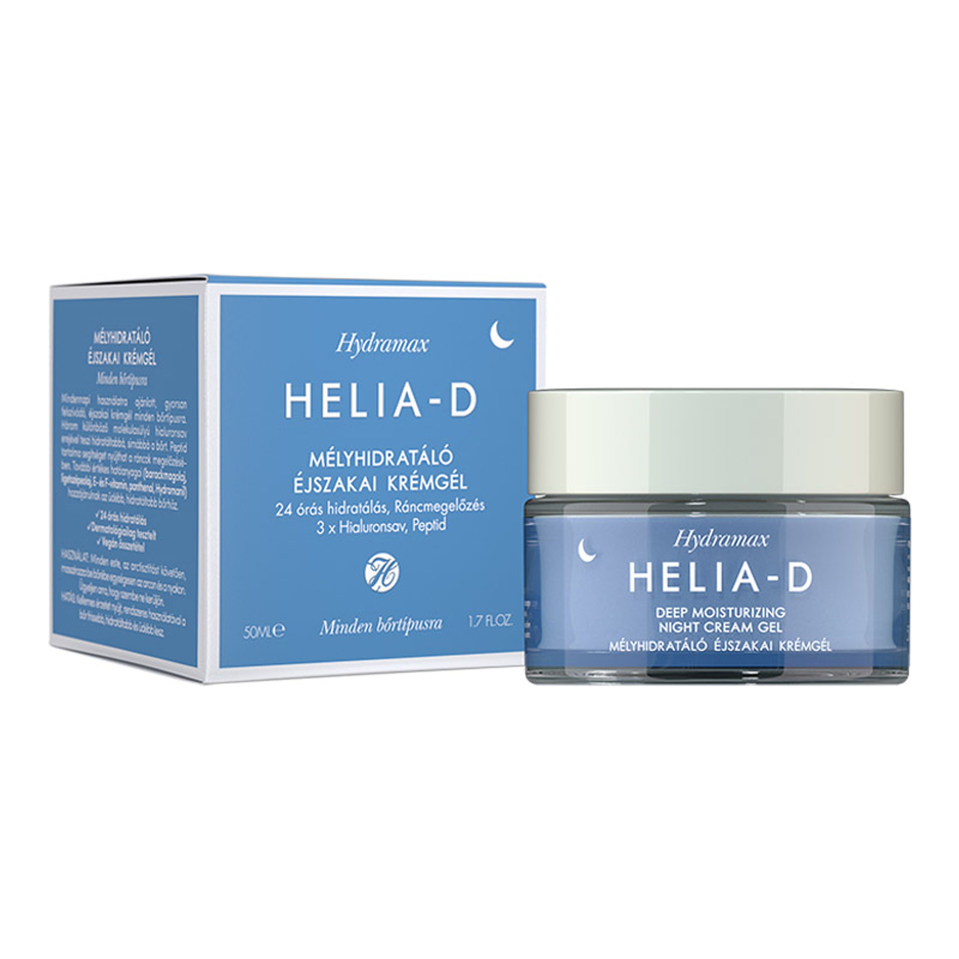 Helia-D Hydramax mélyhidratáló éjszakai krémgél - 50 ml-6