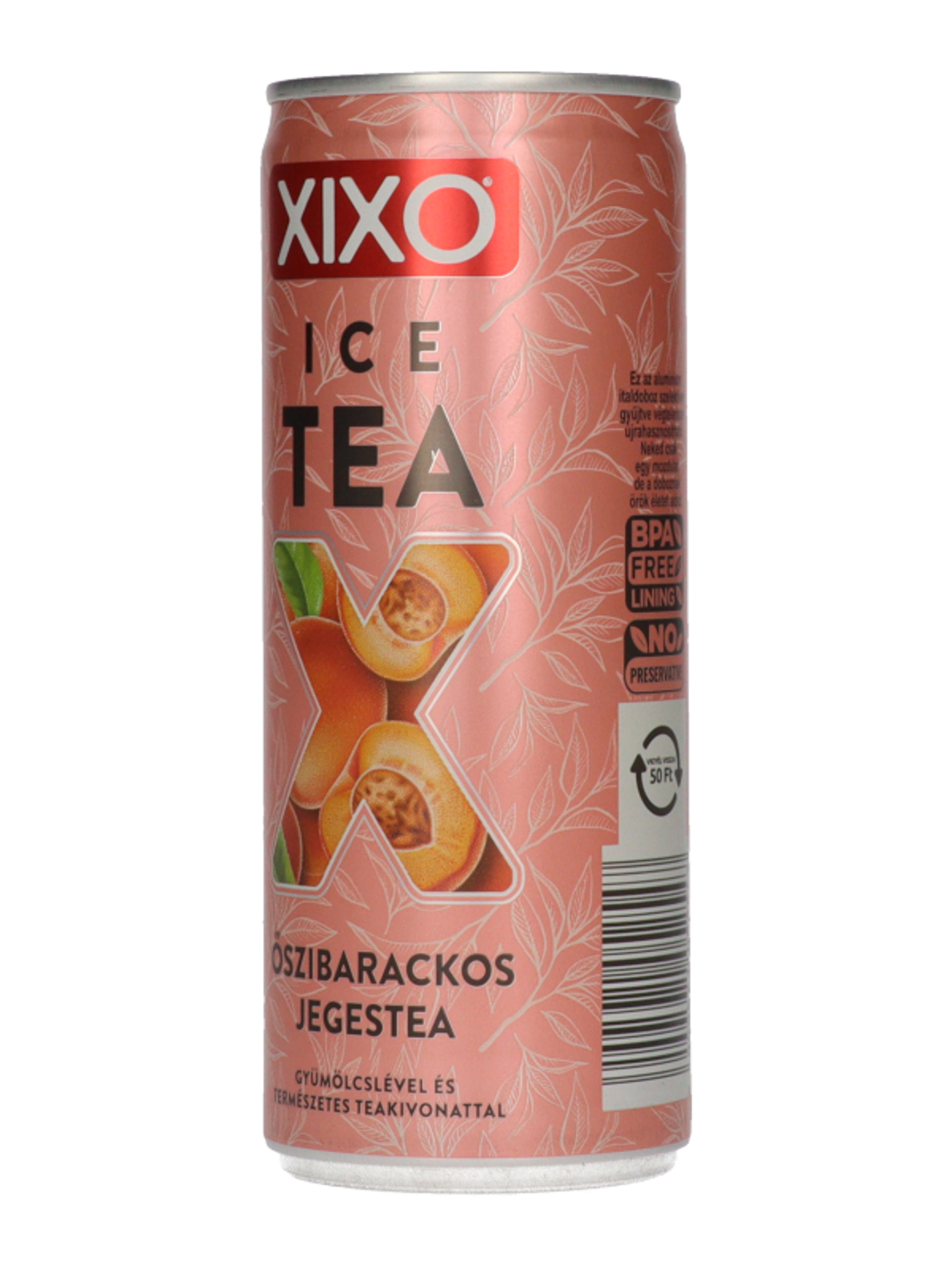 XIXO őszibarackos jegestea szénsavmentes üdítőital - 250 ml-3