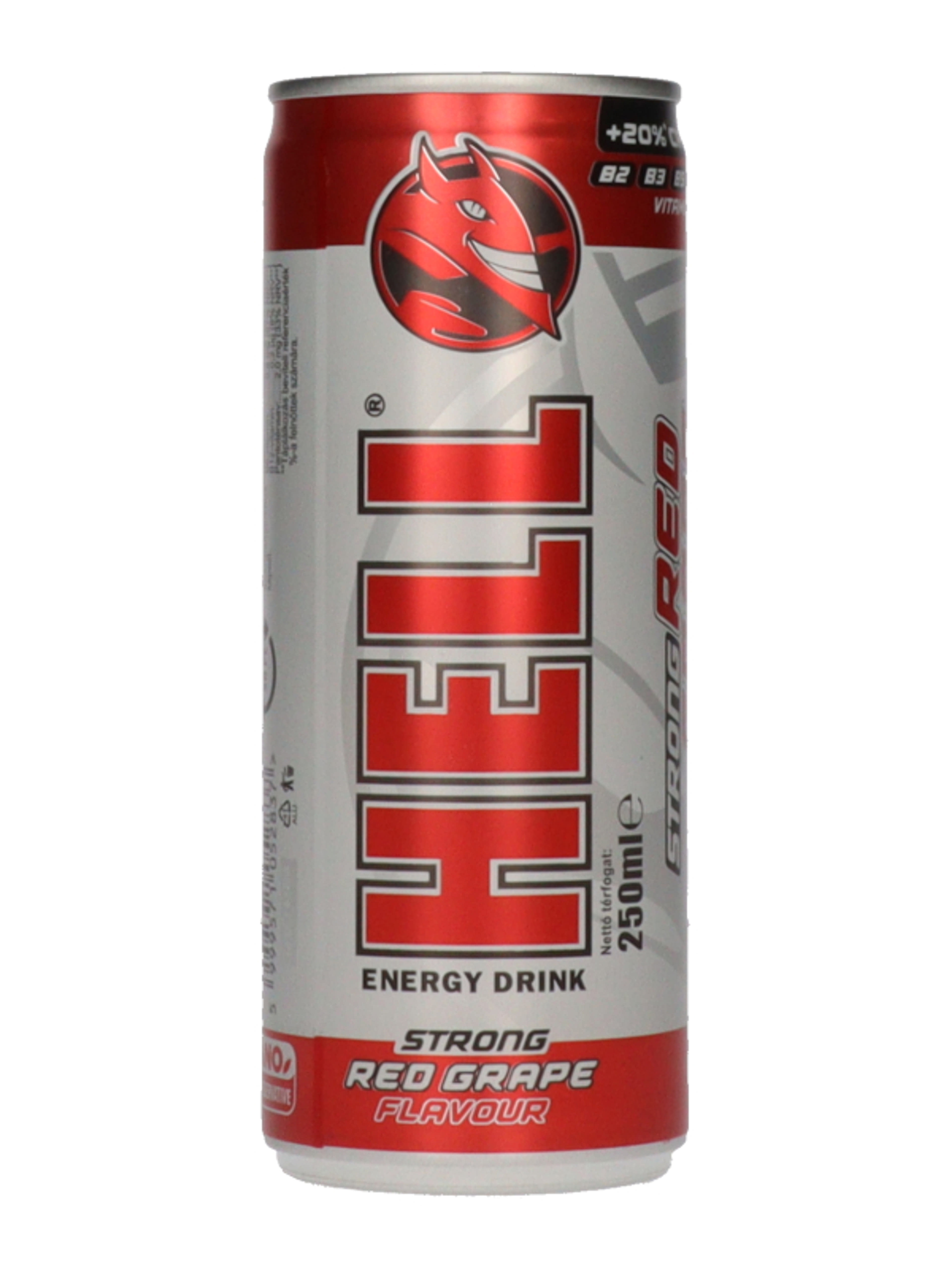 Hell Energy Strong Red Grape koffeintartalmú szénsavas ital - 250 ml-2