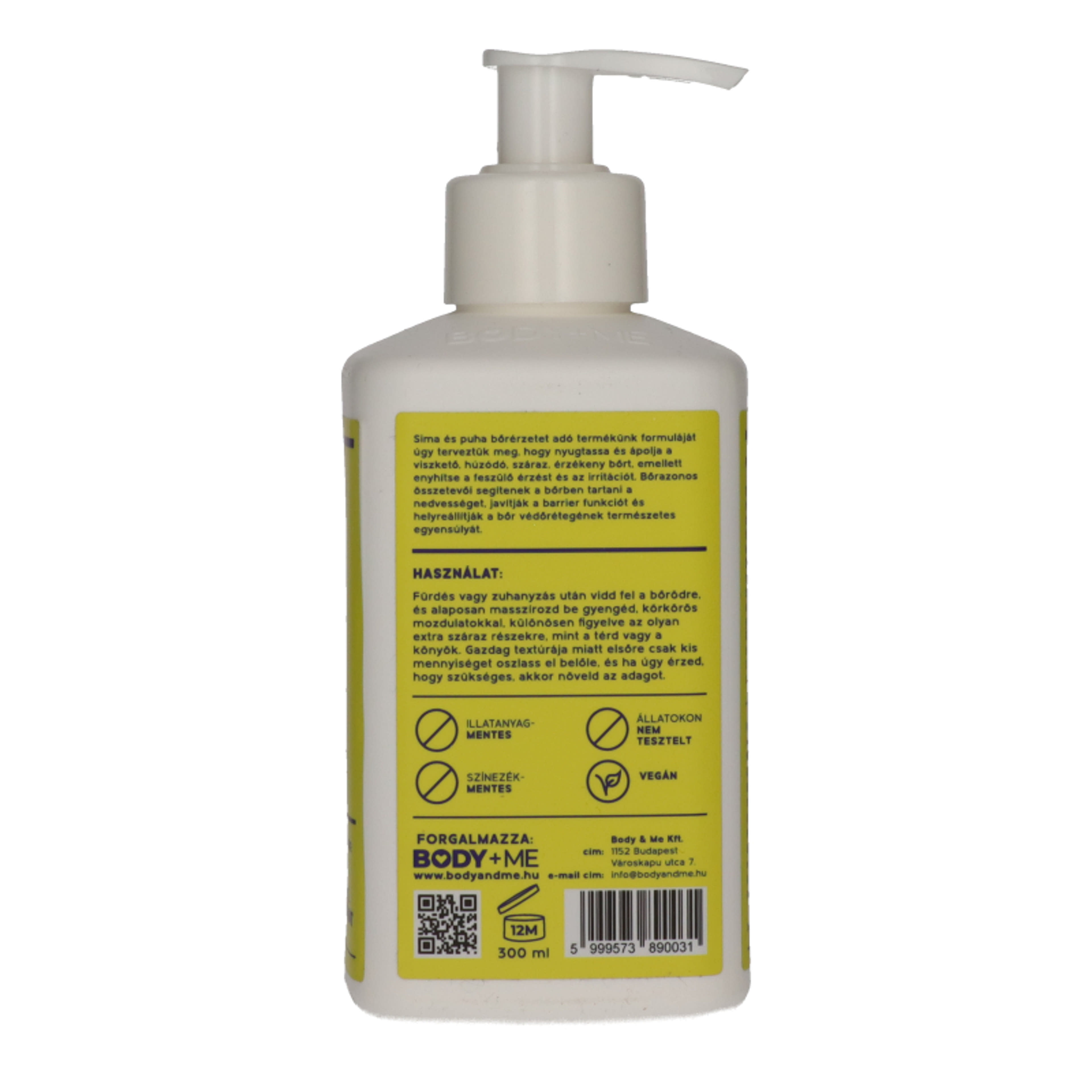 Body + Me Bőrnyugtató body treatment száraz/érzékeny bőrre - 300 ml-3