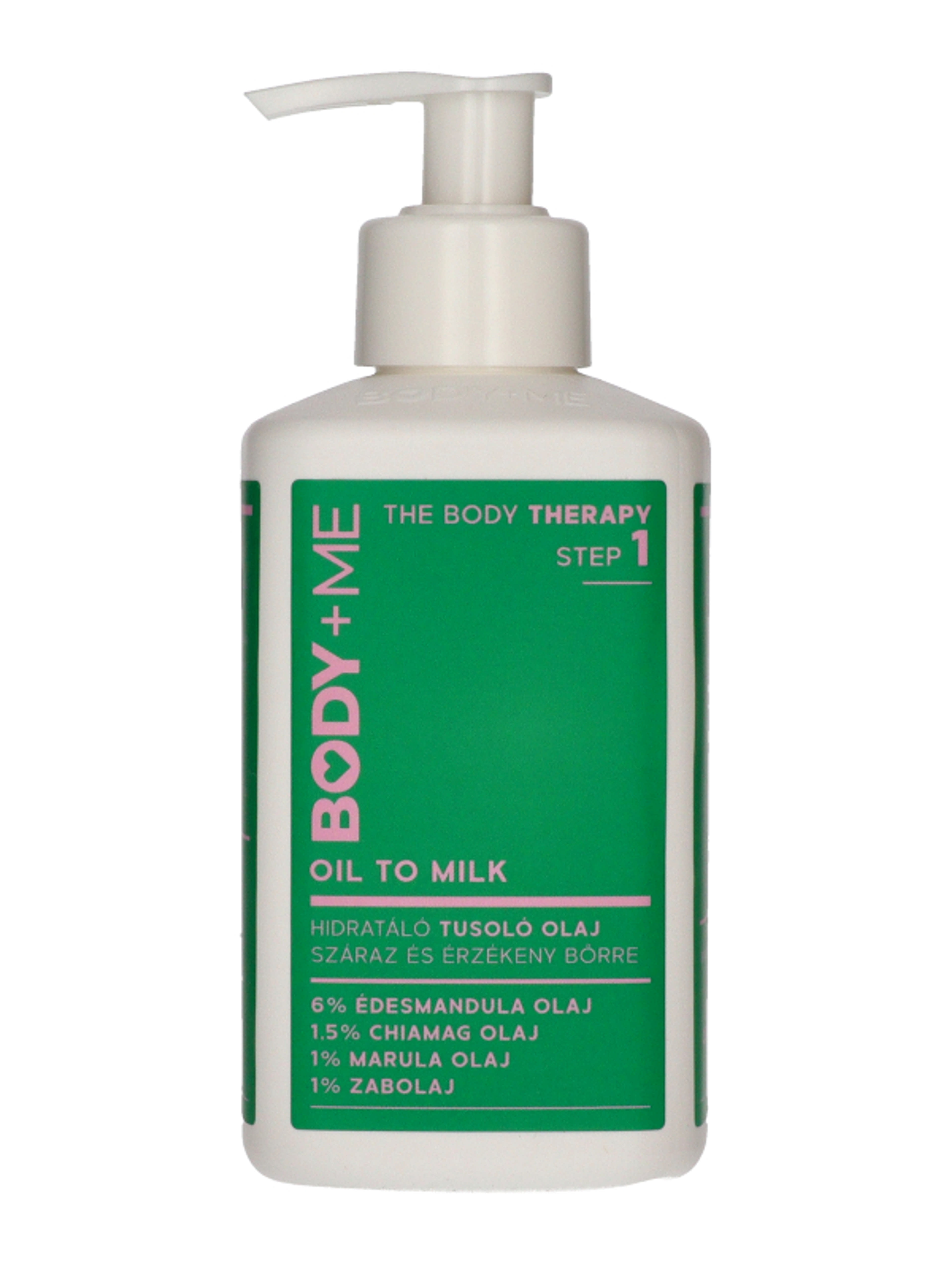 Body + Me Oil to Milk tusoló olaj - 300 ml